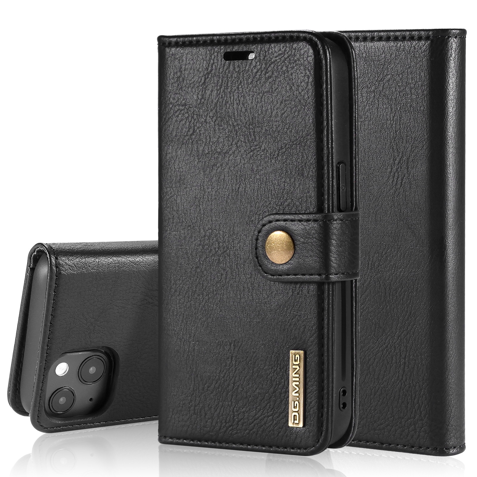 Magnet Wallet iPhone 13 Mini Zwart