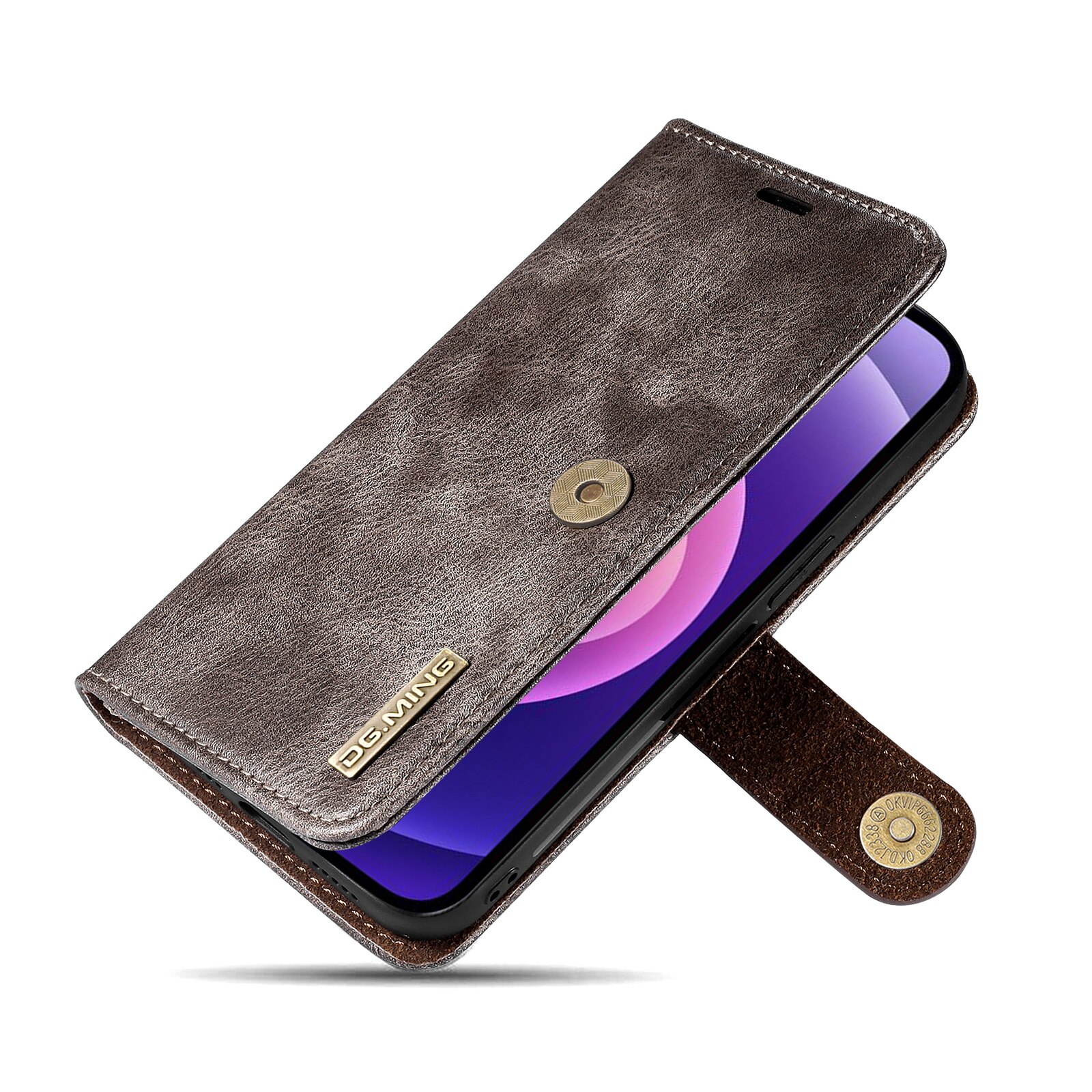 Magnet Wallet iPhone 13 Brown