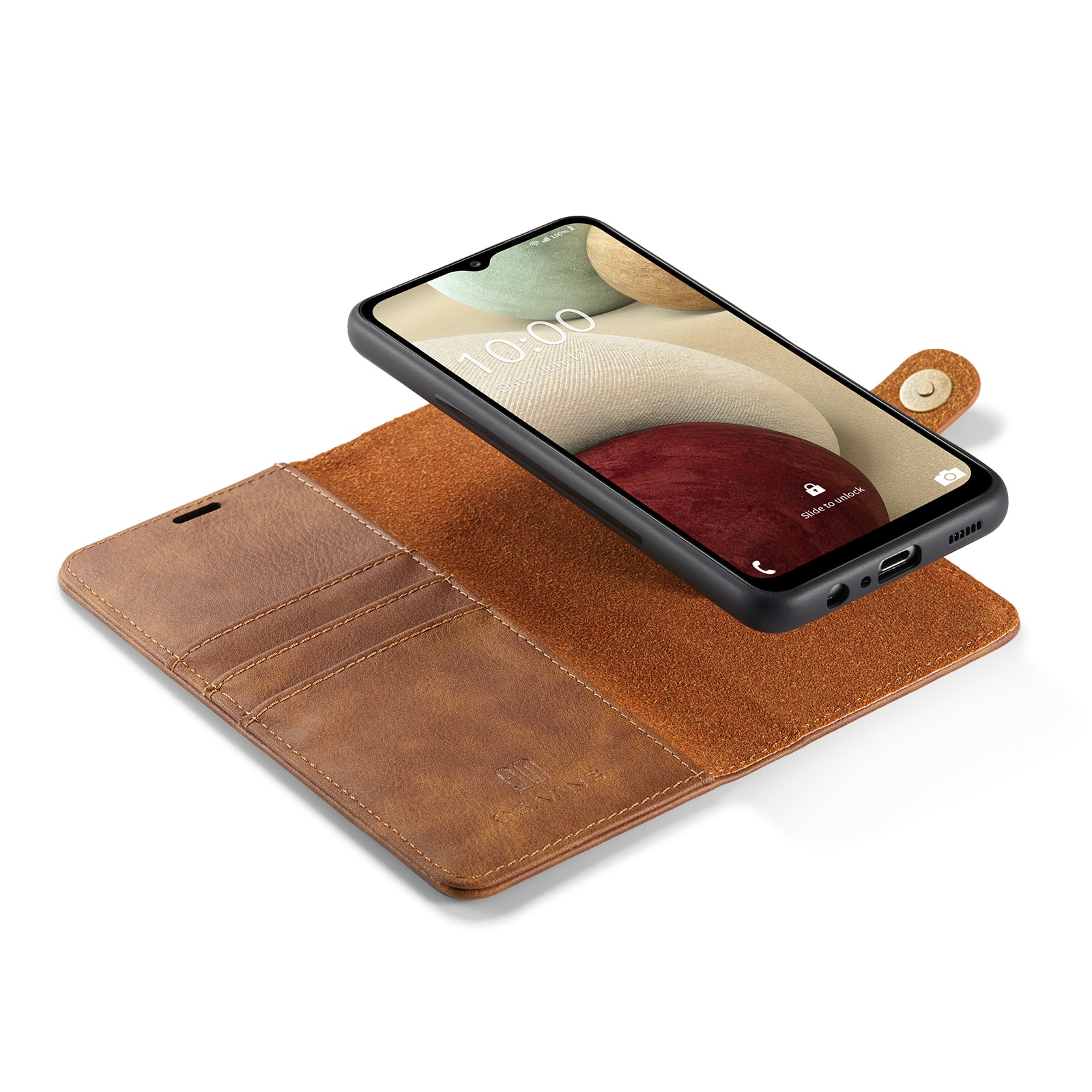 Magnet Wallet Samsung Galaxy A14 Cognac