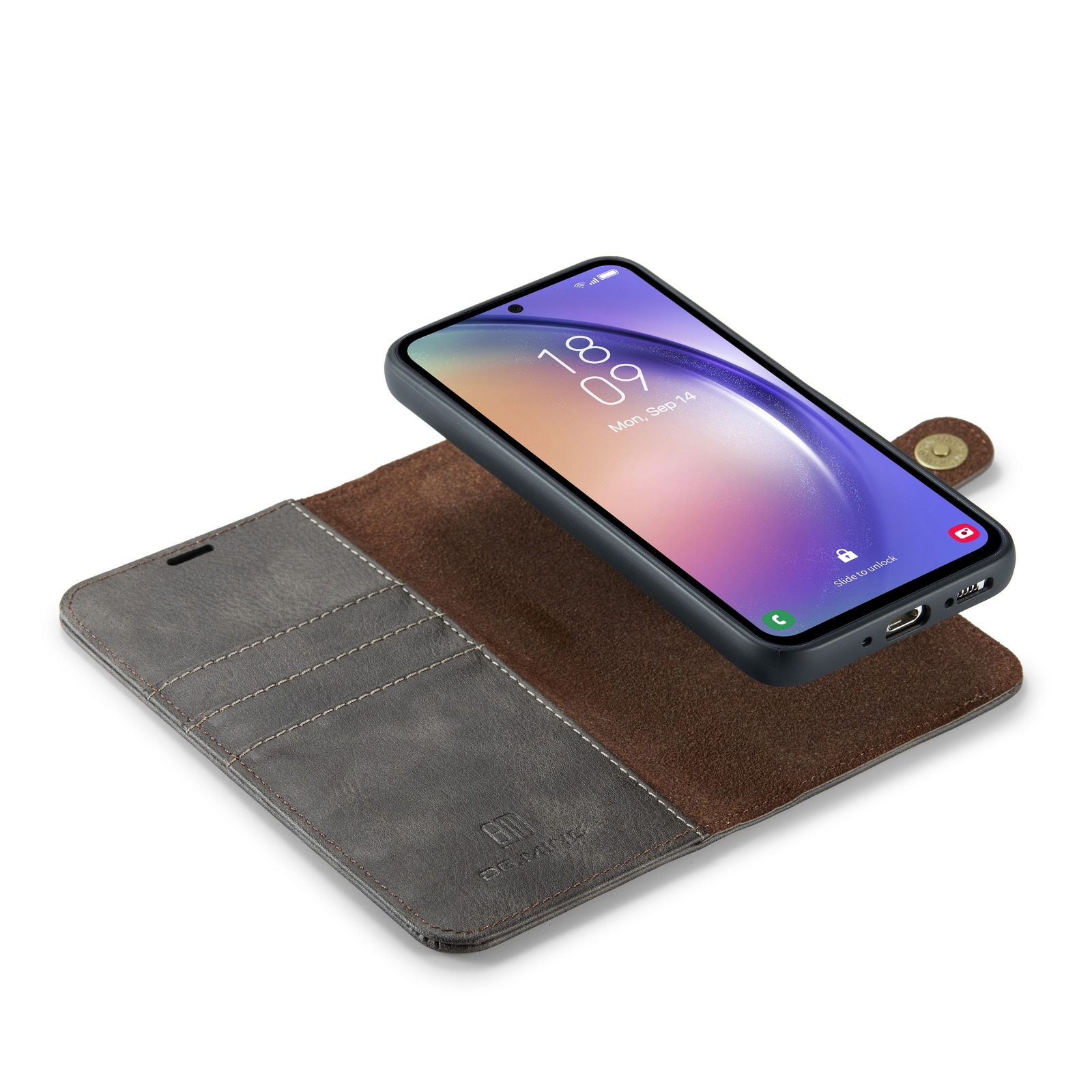 Magnet Wallet Samsung Galaxy A54 Brown