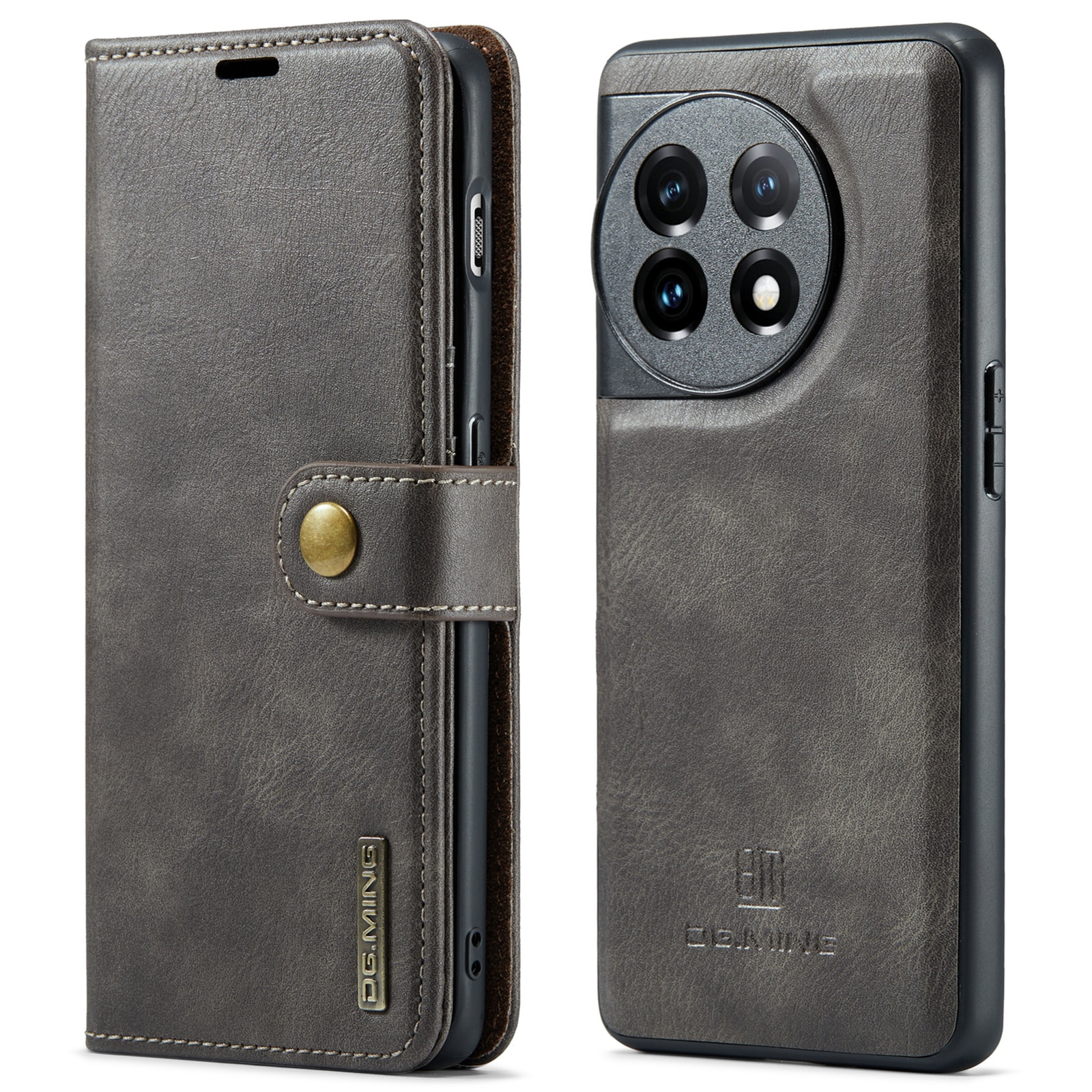 Magnet Wallet OnePlus 11 Brown