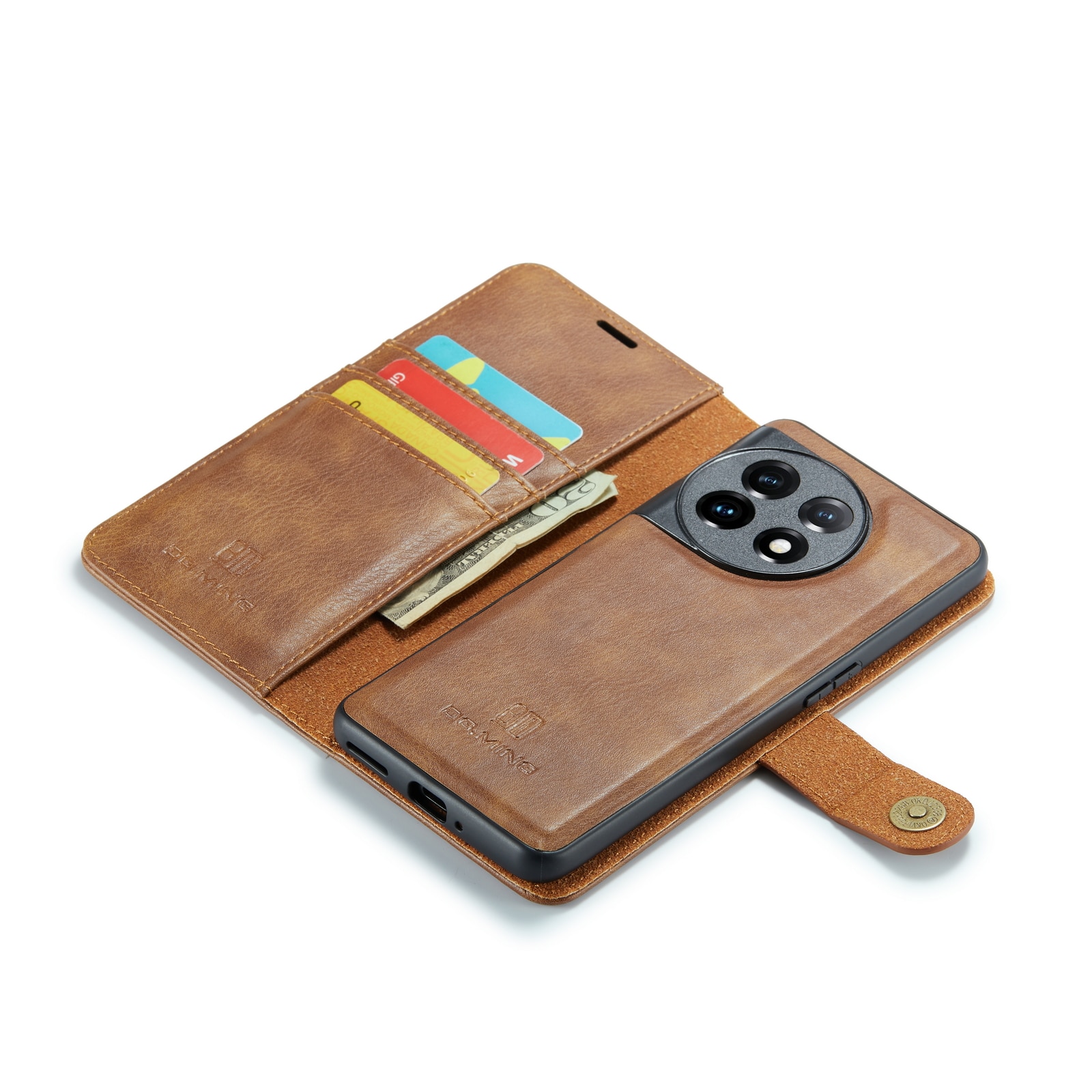 Magnet Wallet OnePlus 11 Cognac