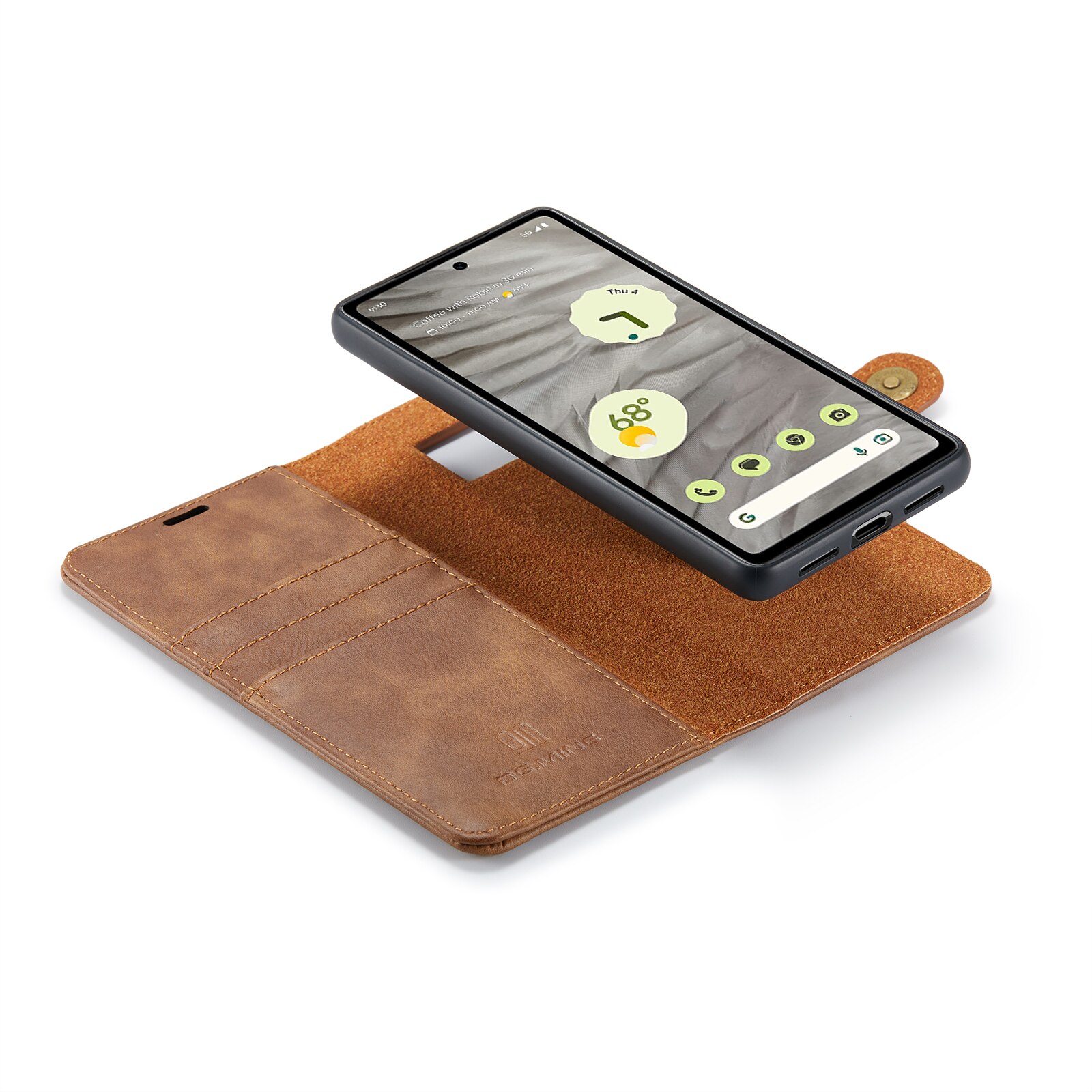 Magnet Wallet Google Pixel 7a Cognac