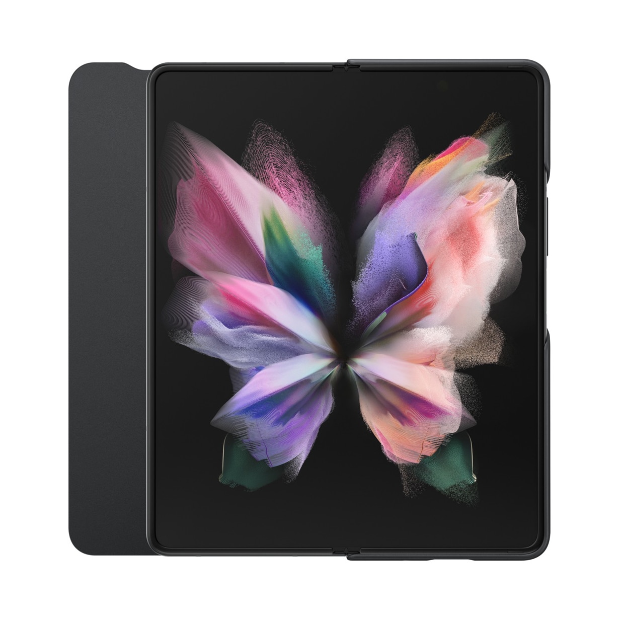 Flip Cover with Pen Samsung Galaxy Z Fold 3 Zwart