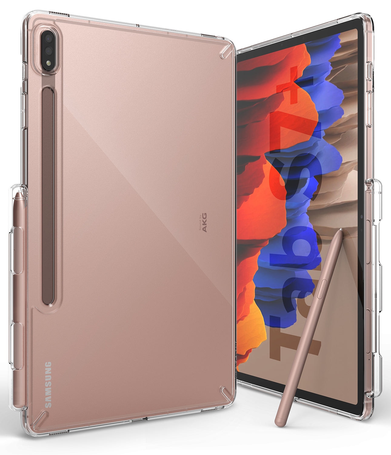 Fusion Case Samsung Galaxy Tab S7 Plus/S8 Plus 12.4 Clear
