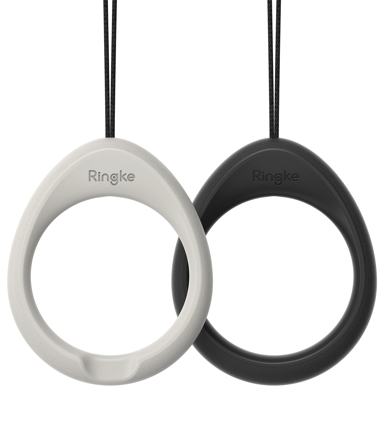 2-pack Finger Ring Strap Light Grey