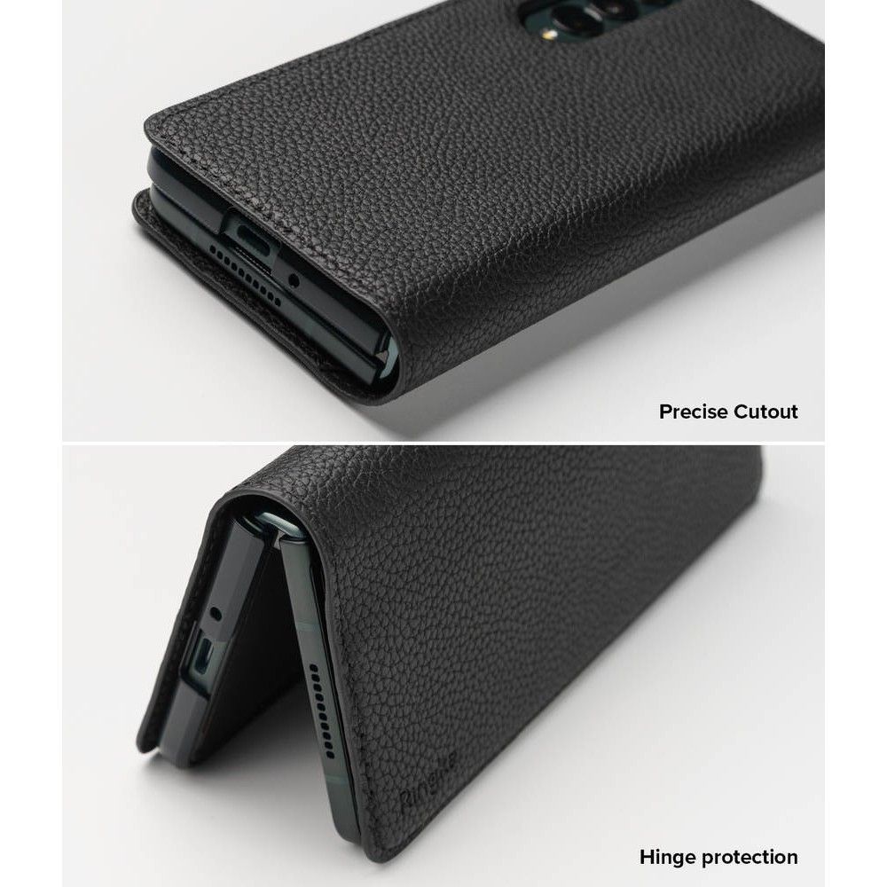 Folio Signature Cover Samsung Galaxy Z Fold 3 Zwart