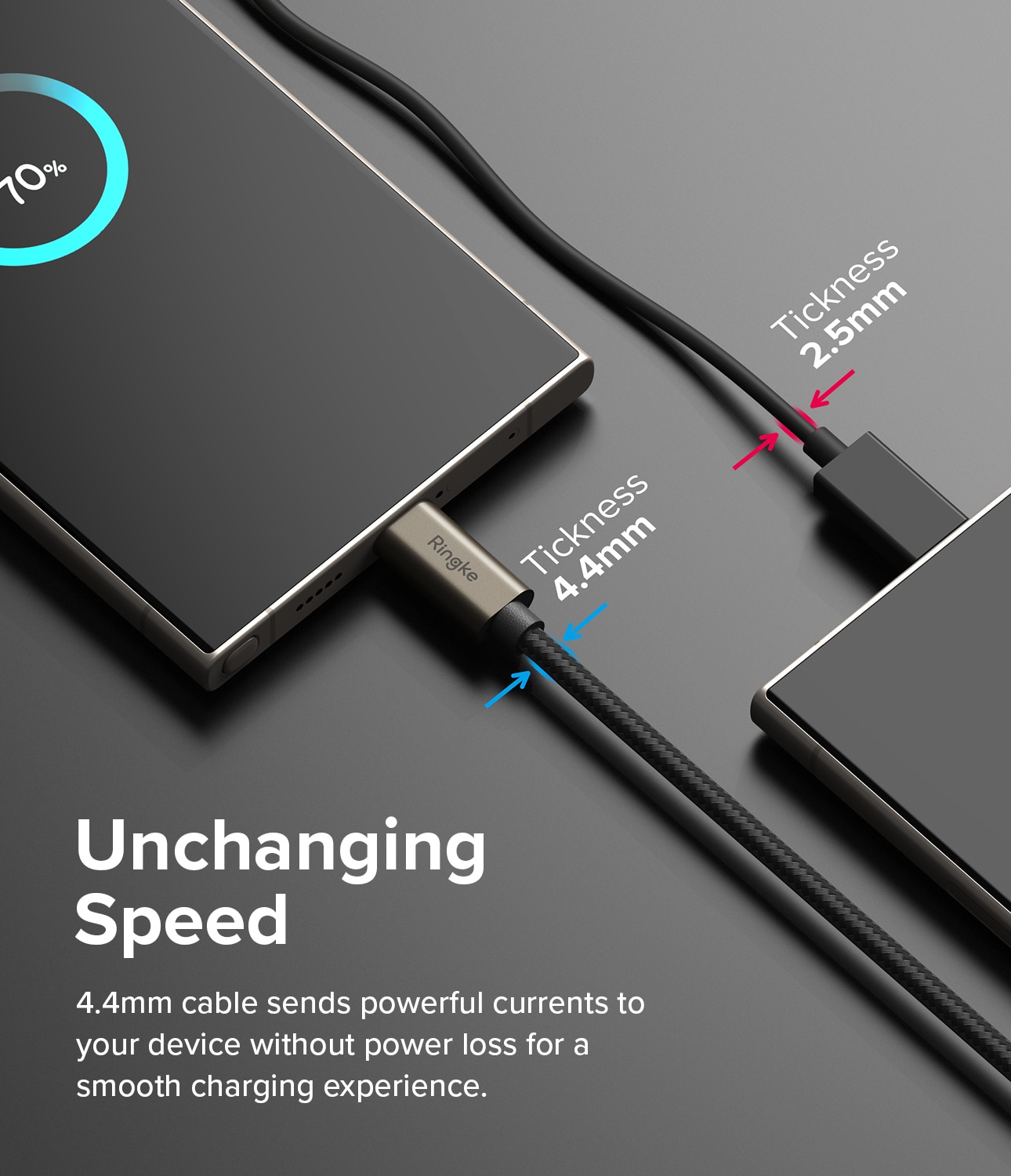 Fast Charging Basic Kabel USB-A -> USB-C 1m zwart