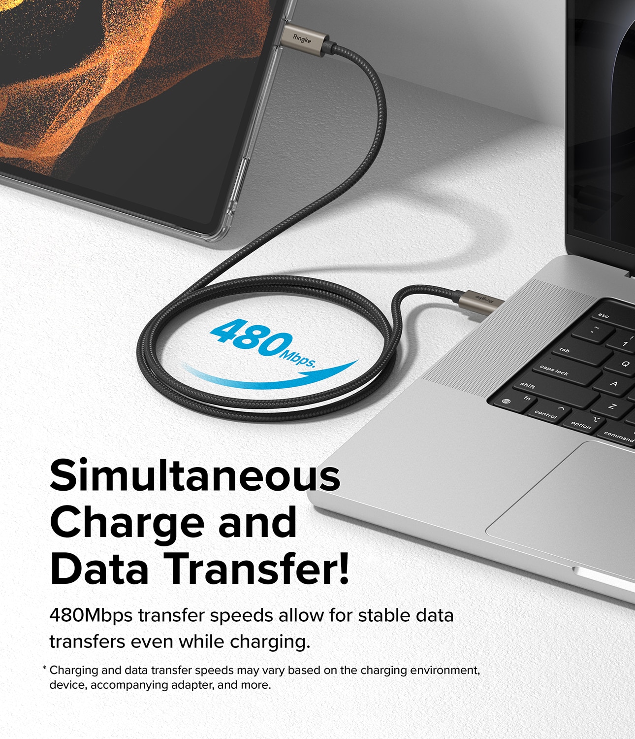 Fast Charging Basic Kabel USB-C -> USB-C 1m zwart