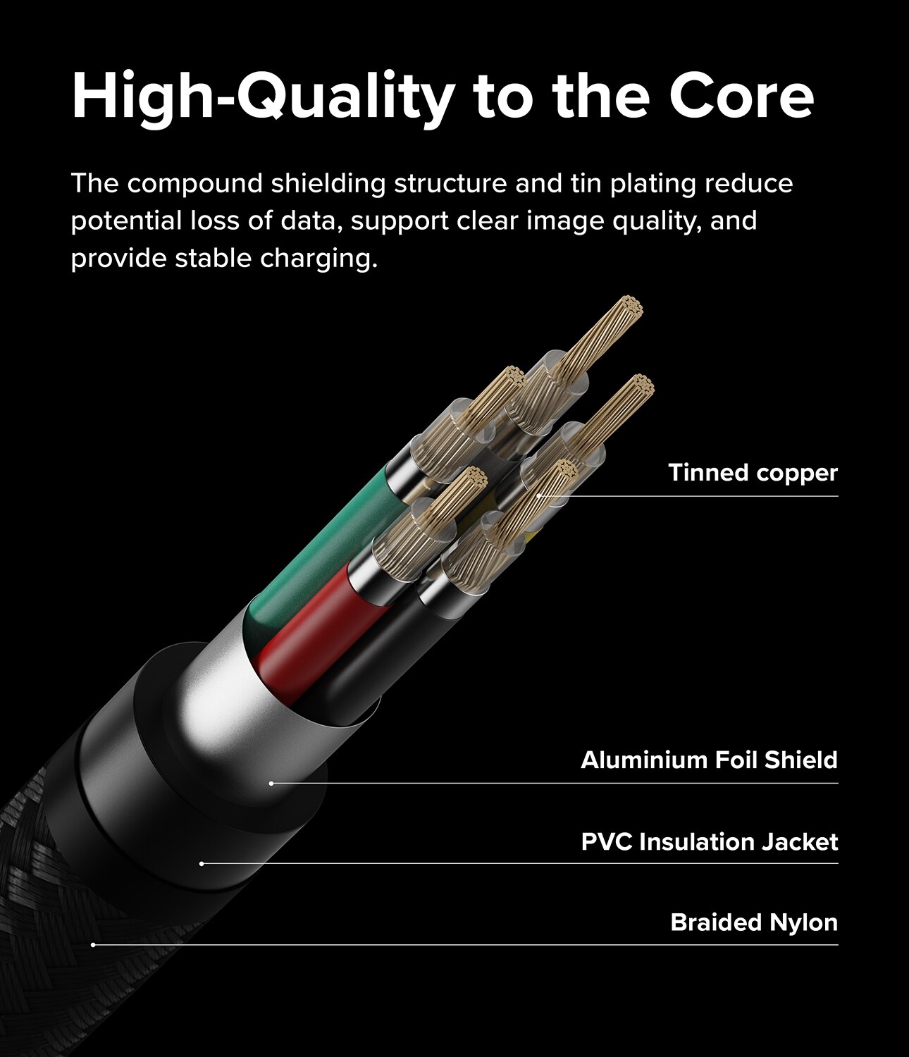 Fast Charging Basic Kabel USB-C -> USB-C 1m zwart