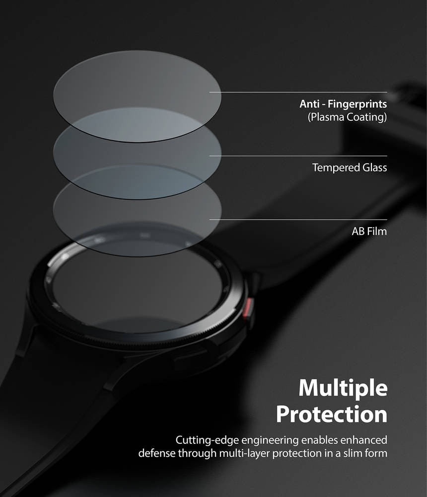 Screen Tempered Glass (4-pack) Samsung Galaxy Watch 4 Classic 42mm