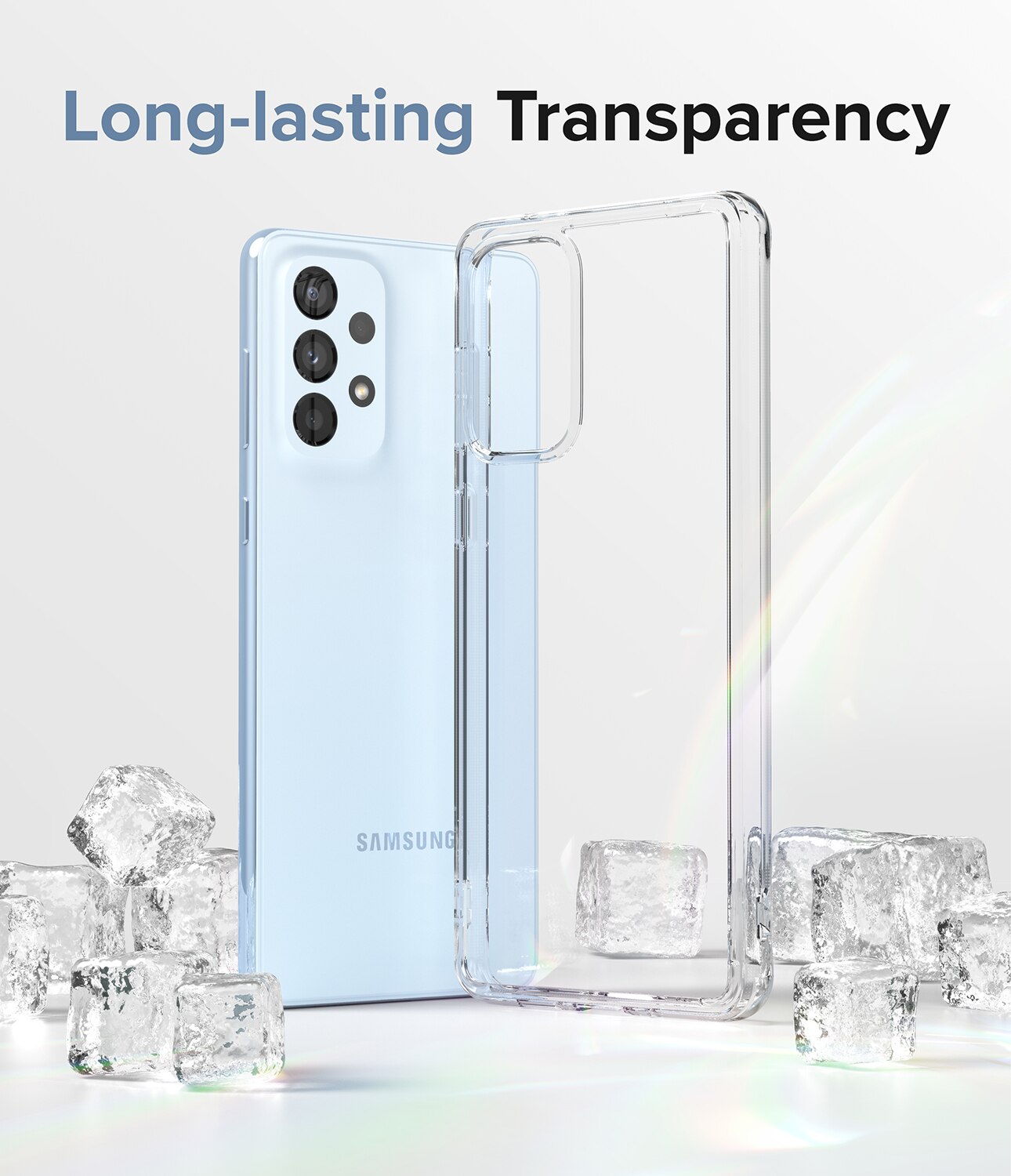 Fusion Case Samsung Galaxy A53 Transparant