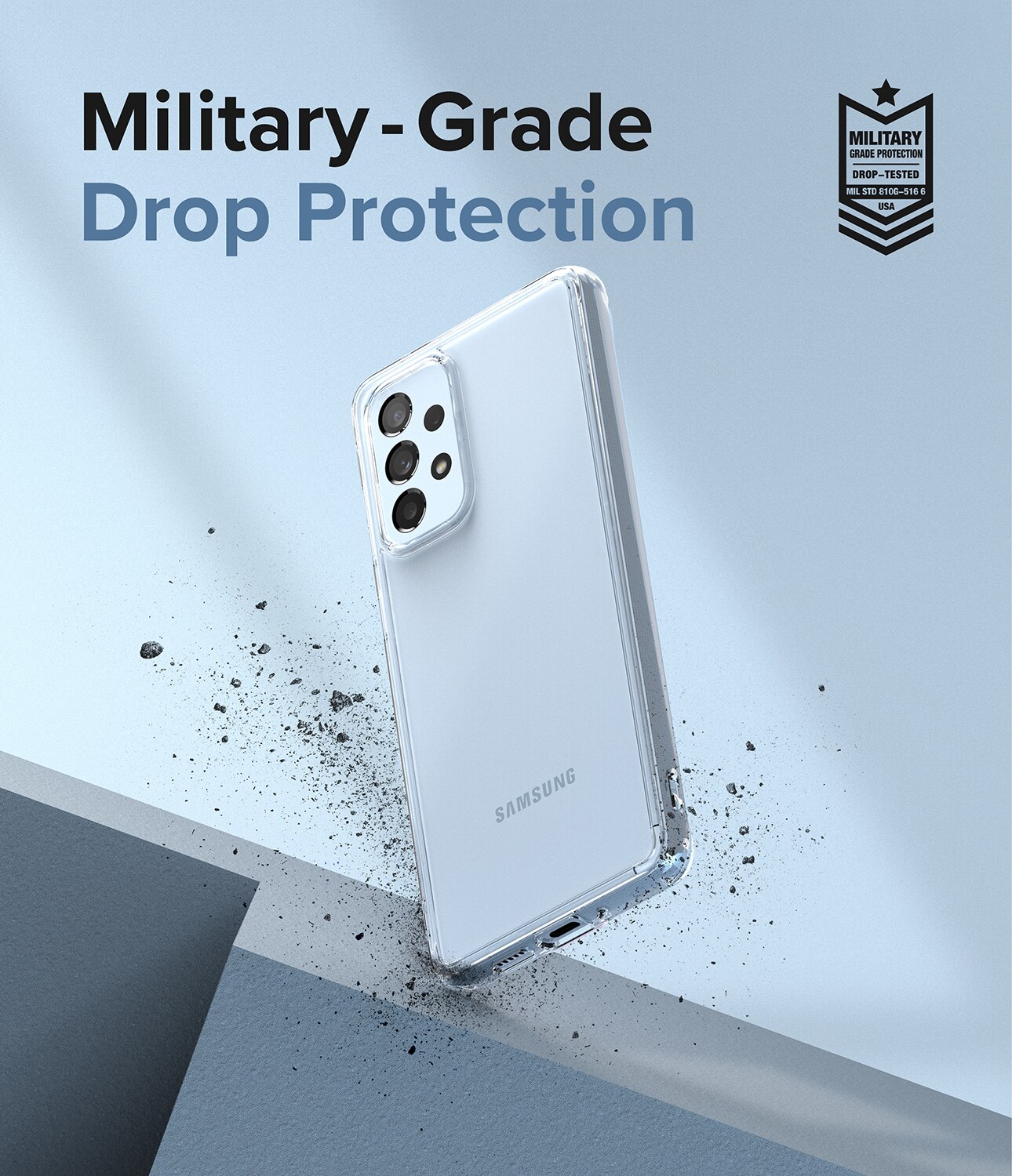 Fusion Case Samsung Galaxy A53 Transparant