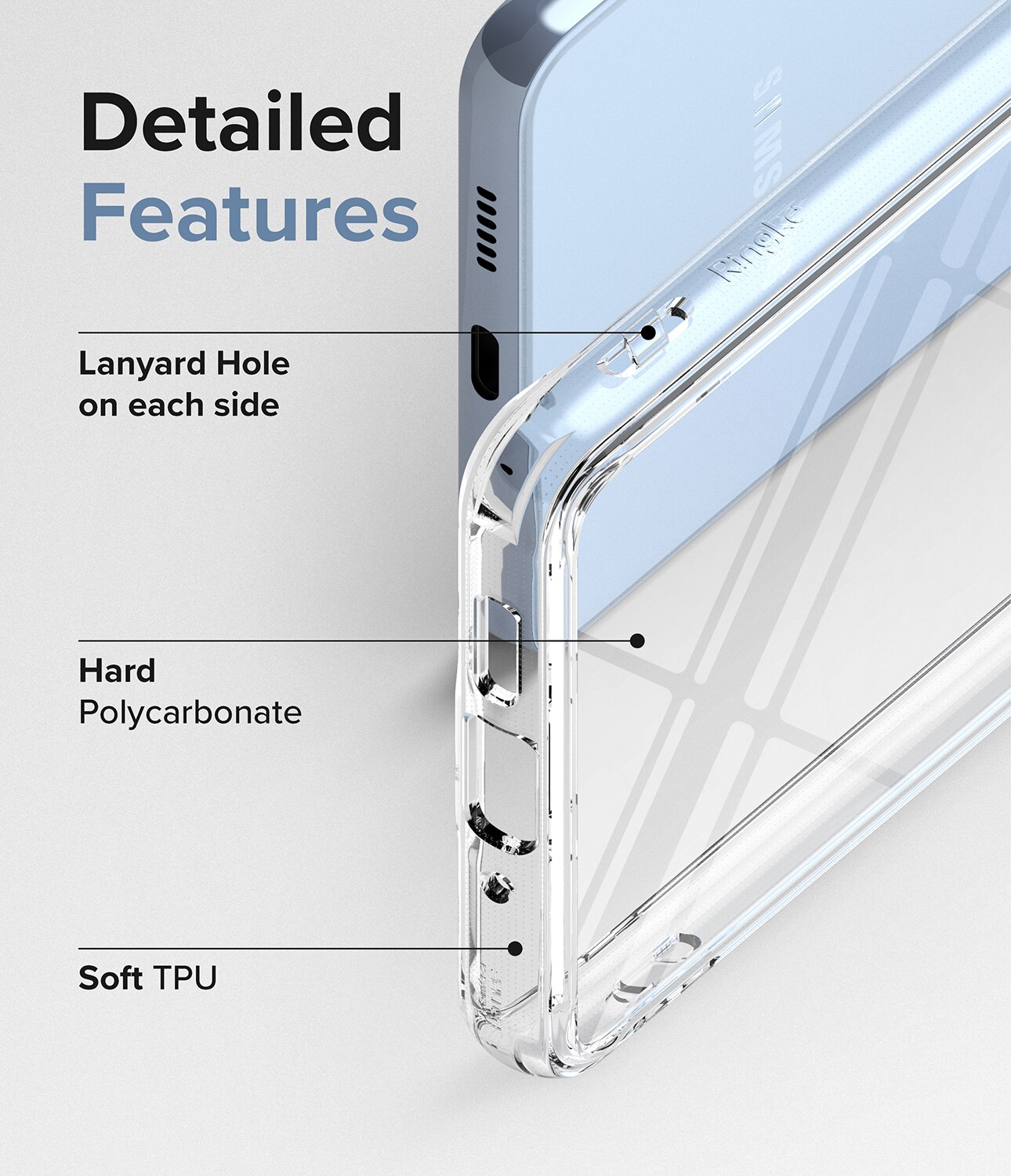 Fusion Case Samsung Galaxy A53 Transparant