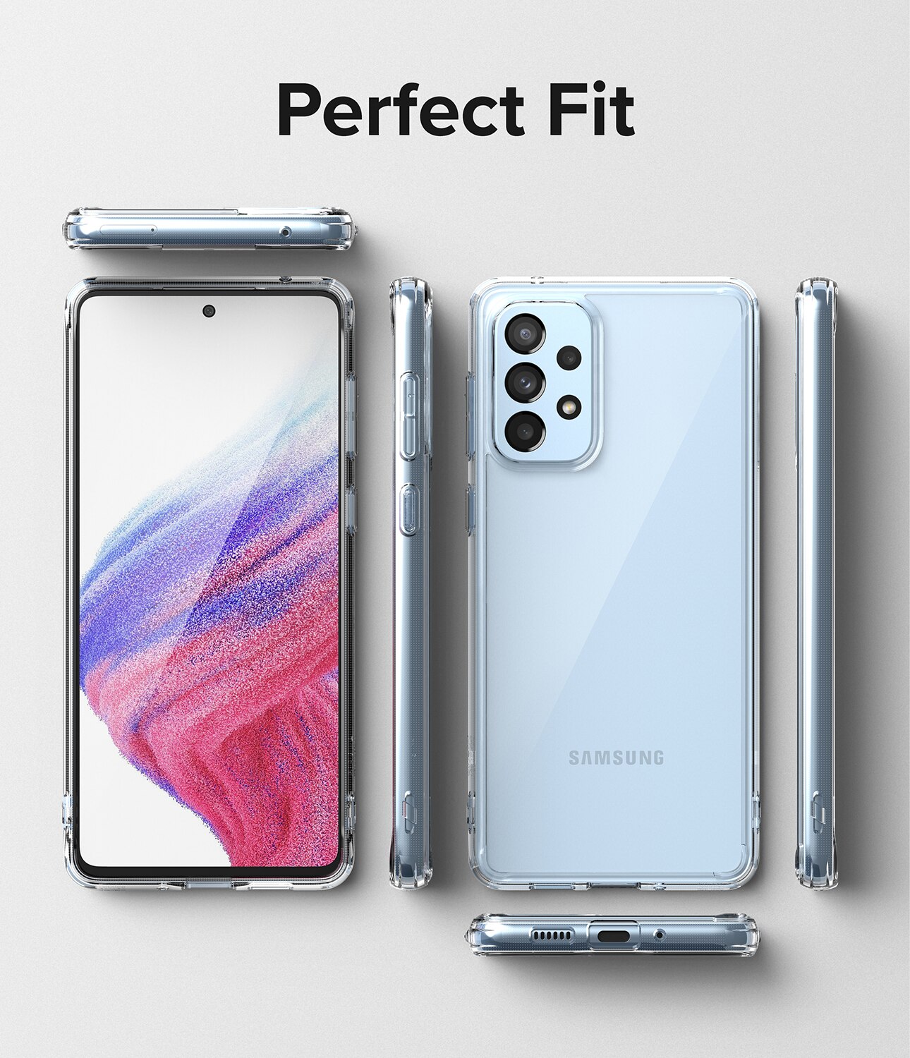 Fusion Case Samsung Galaxy A53 Transparant
