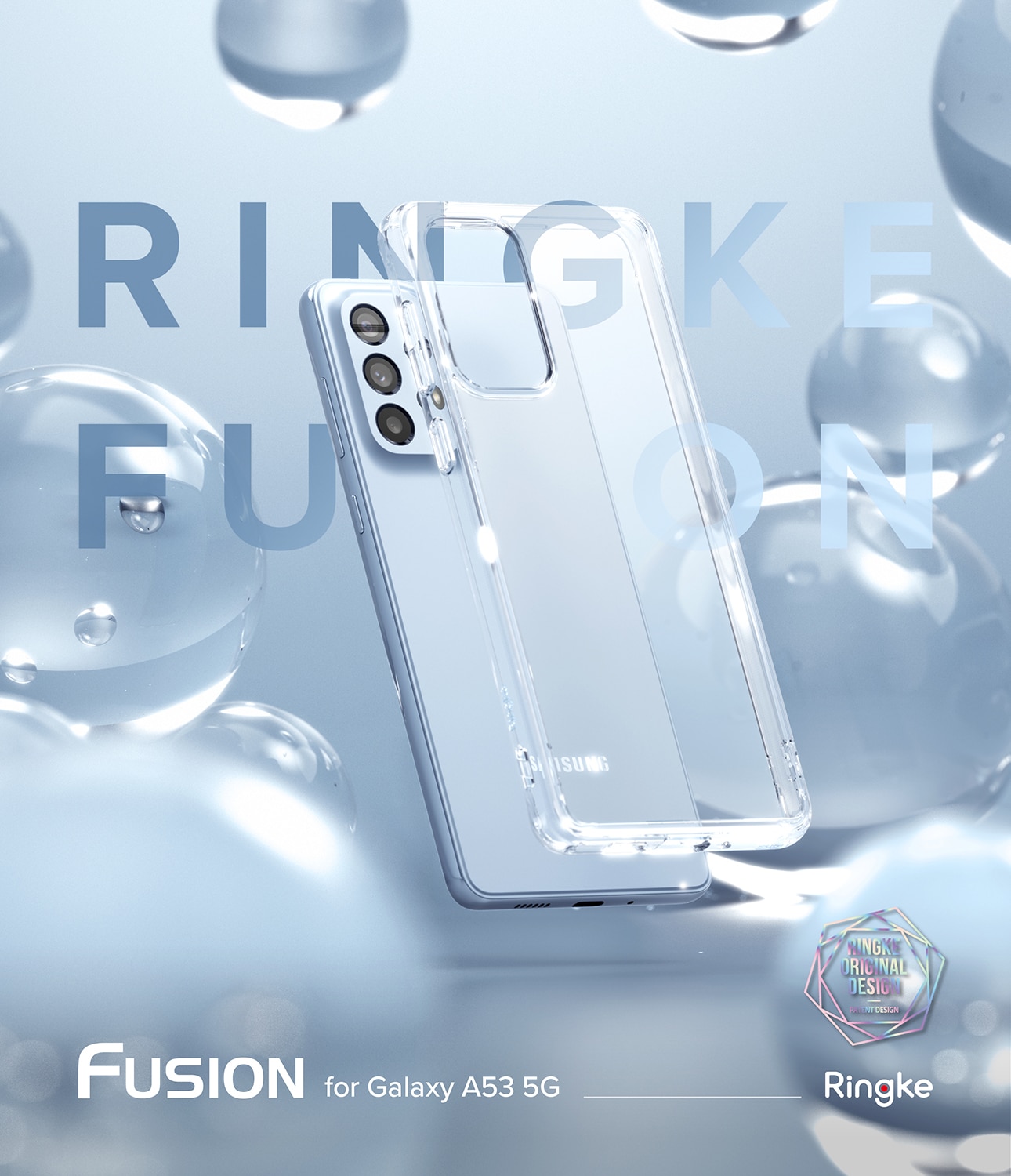 Fusion Case Samsung Galaxy A53 Transparant