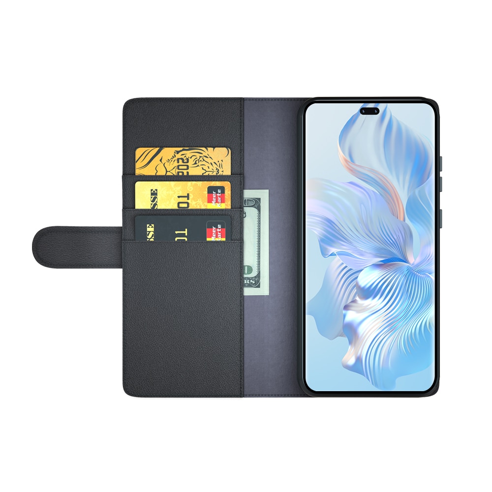 Honor  Echt lederen hoesje Zwart