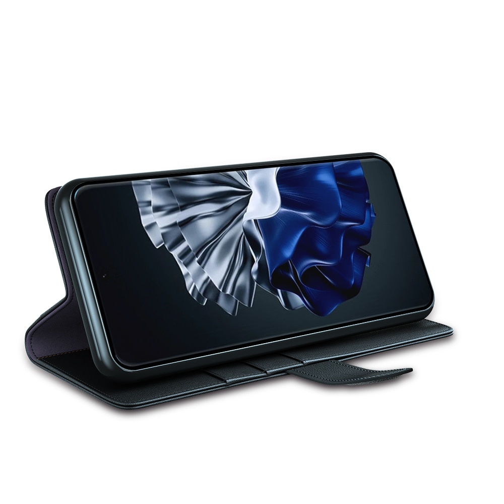 Huawei P60/P60 Pro Leren hoesje Zwart