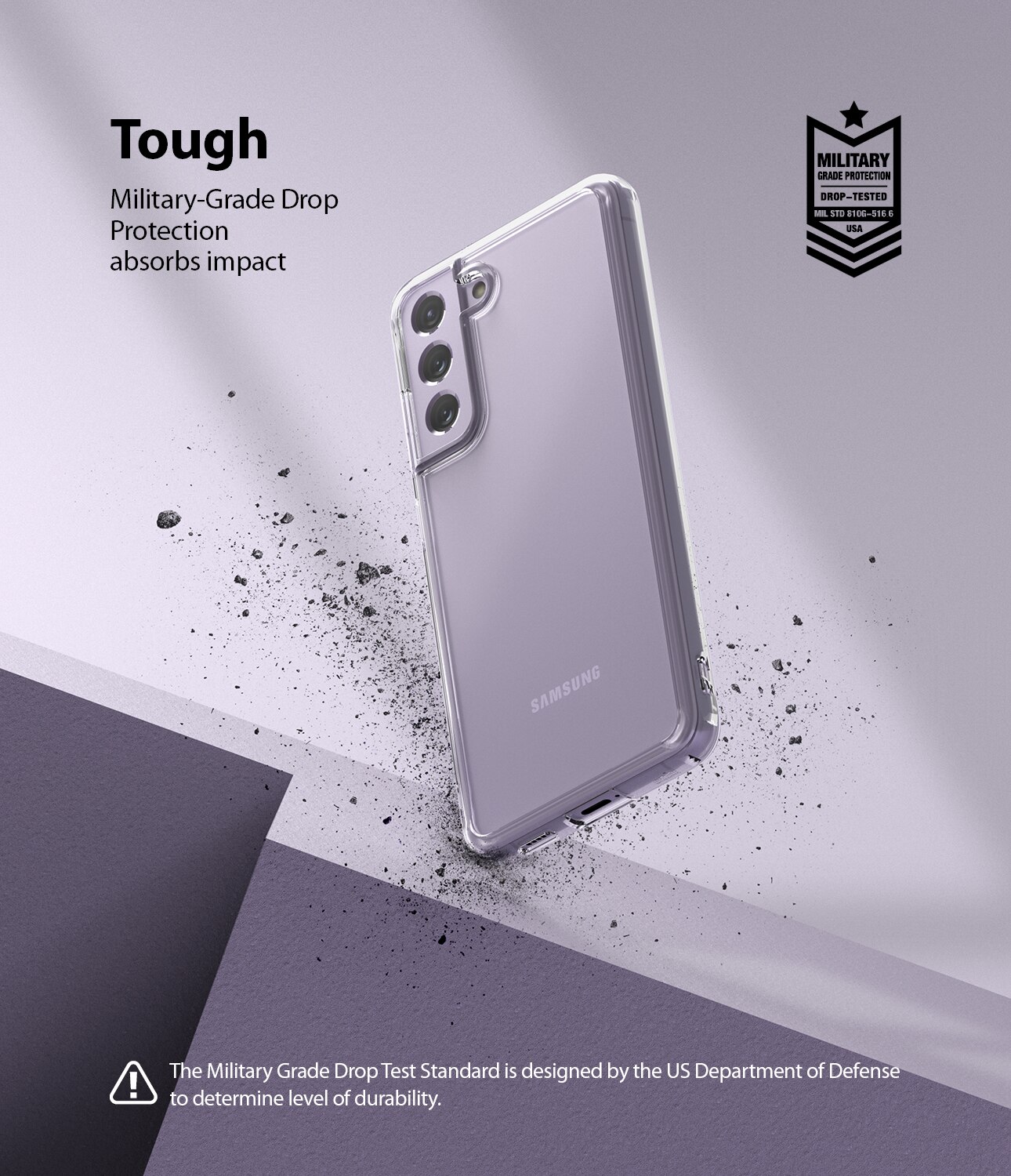 Fusion Case Samsung Galaxy S21 FE Transparant