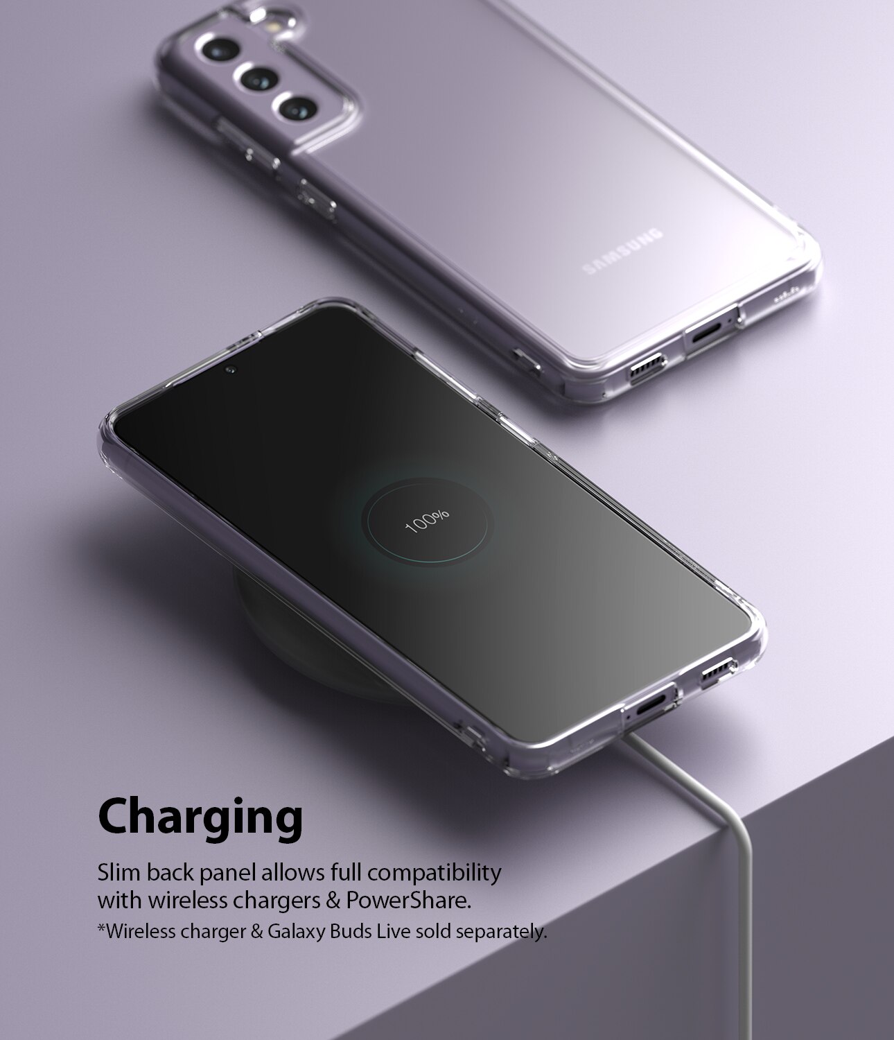 Fusion Case Samsung Galaxy S21 FE Transparant