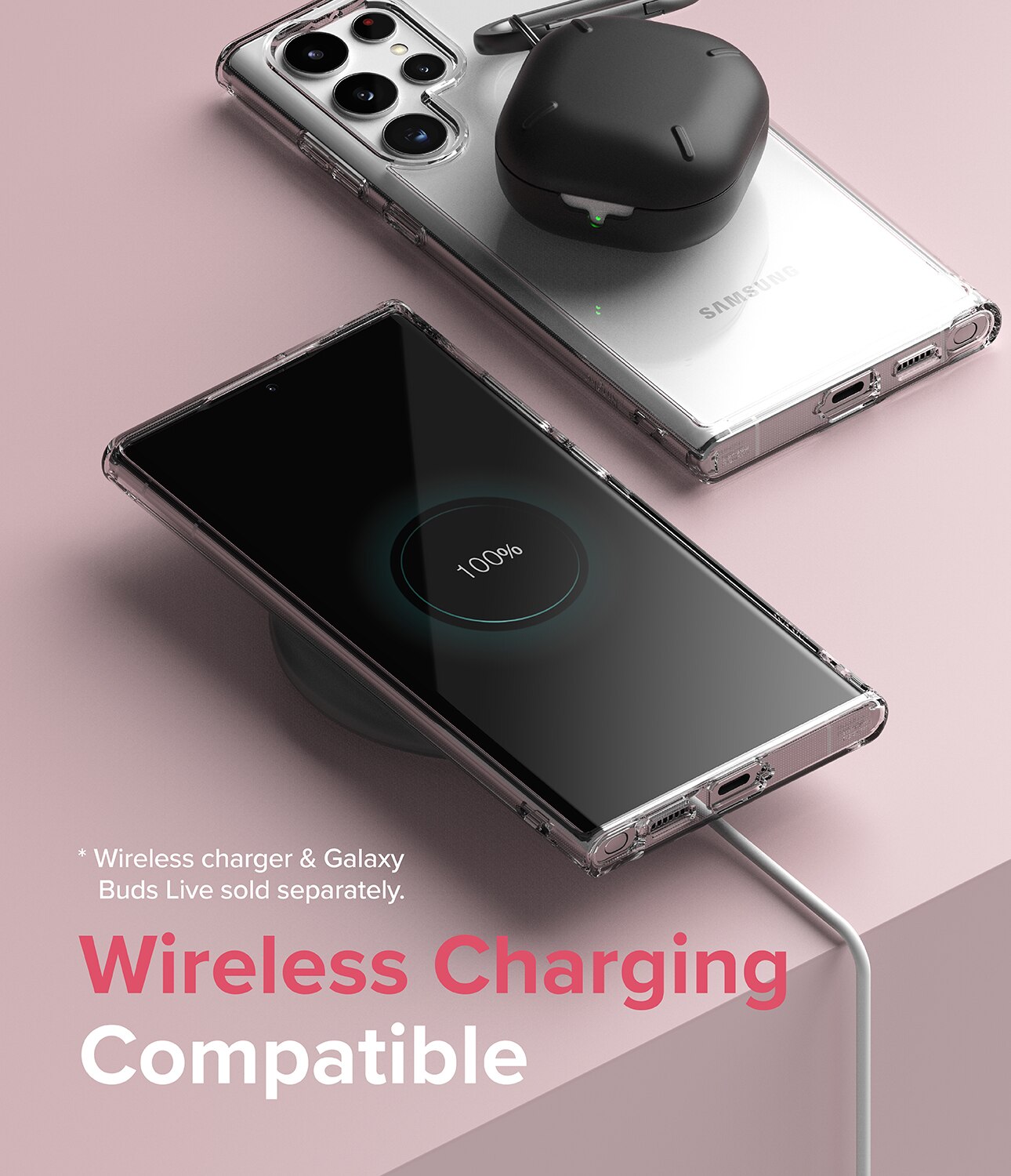 Fusion Case Samsung Galaxy S22 Ultra Transparant