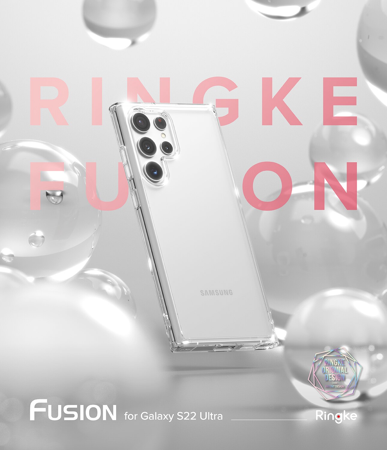 Fusion Case Samsung Galaxy S22 Ultra Transparant
