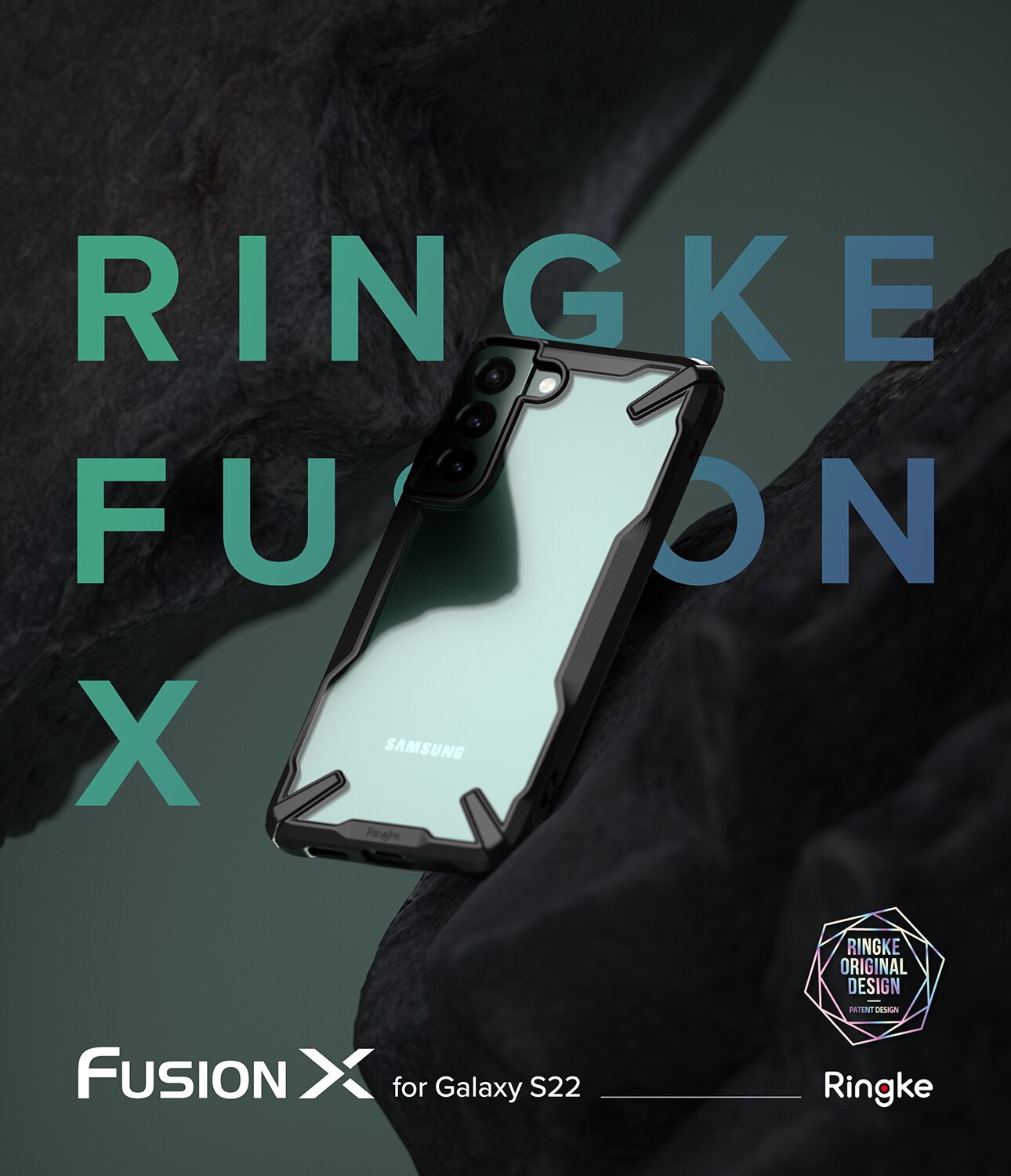 Fusion X Case Samsung Galaxy S22 Zwart