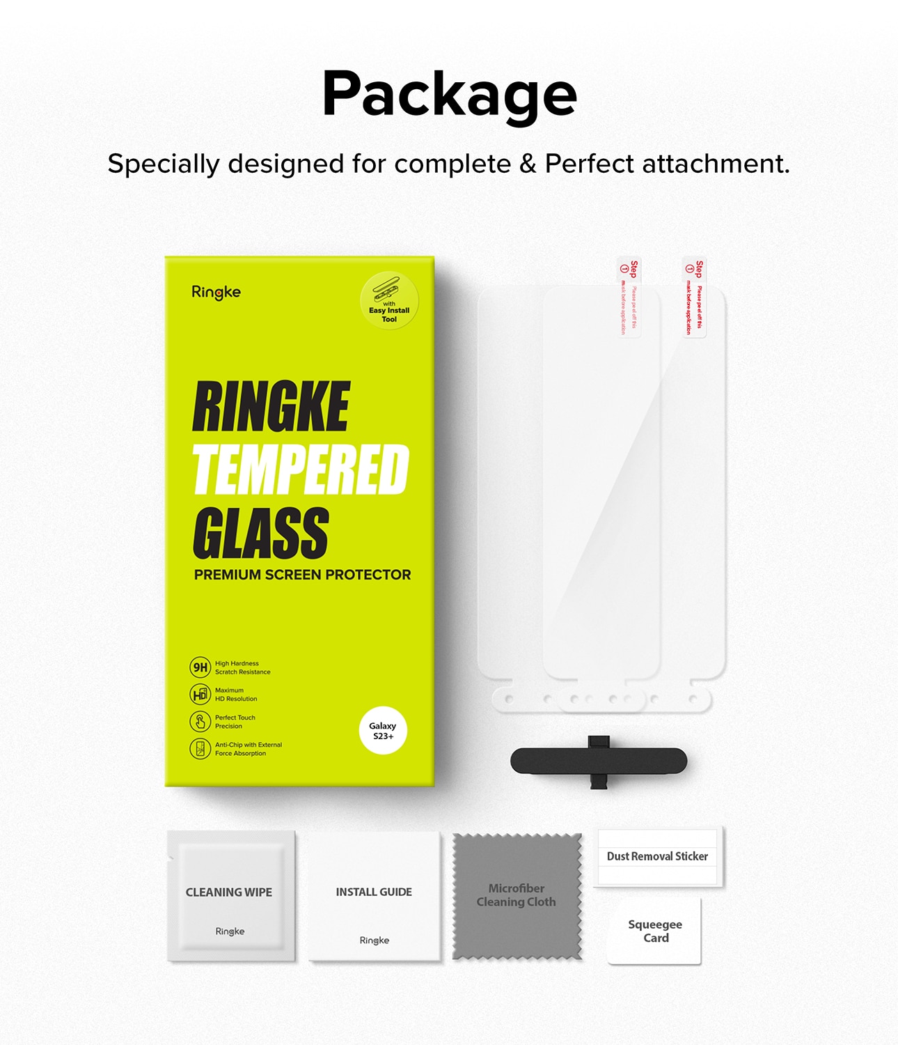 Screen Protector Glass (2-pack) Samsung Galaxy S23 Plus