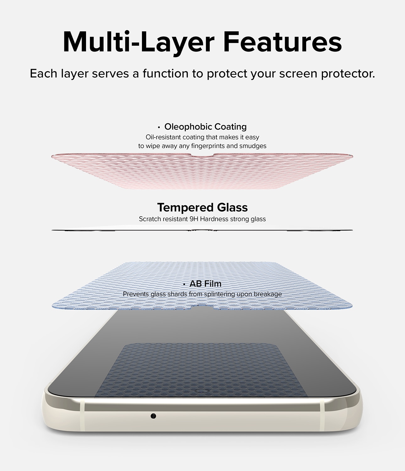 Screen Protector Glass (2-pack) Samsung Galaxy S23 Plus