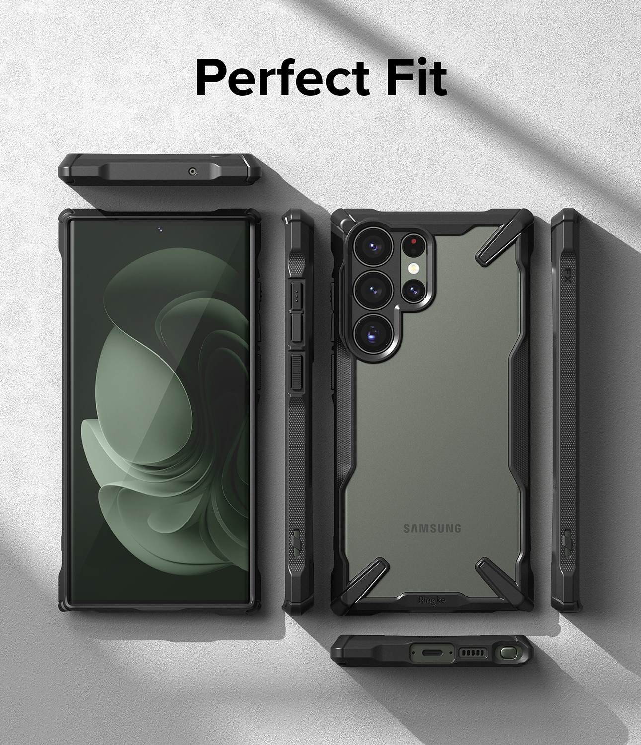 Fusion X Case Samsung Galaxy S23 Ultra zwart