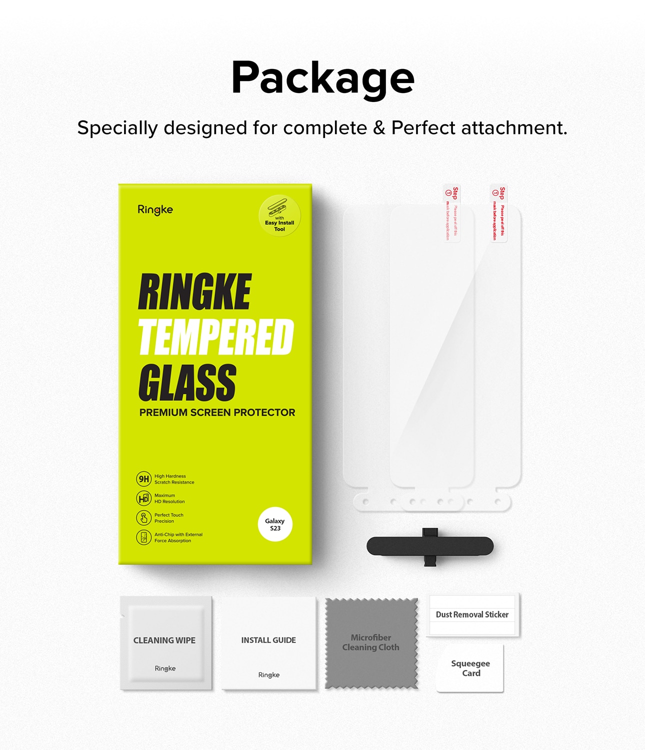 Screen Protector Glass (2-pack) Samsung Galaxy S23