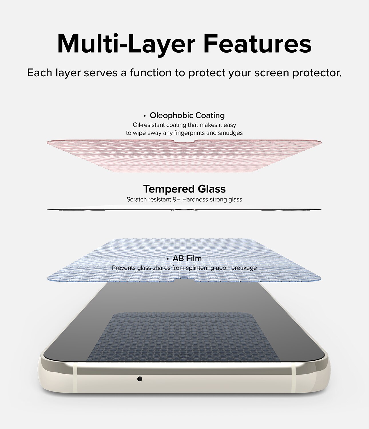 Screen Protector Glass (2-pack) Samsung Galaxy S23