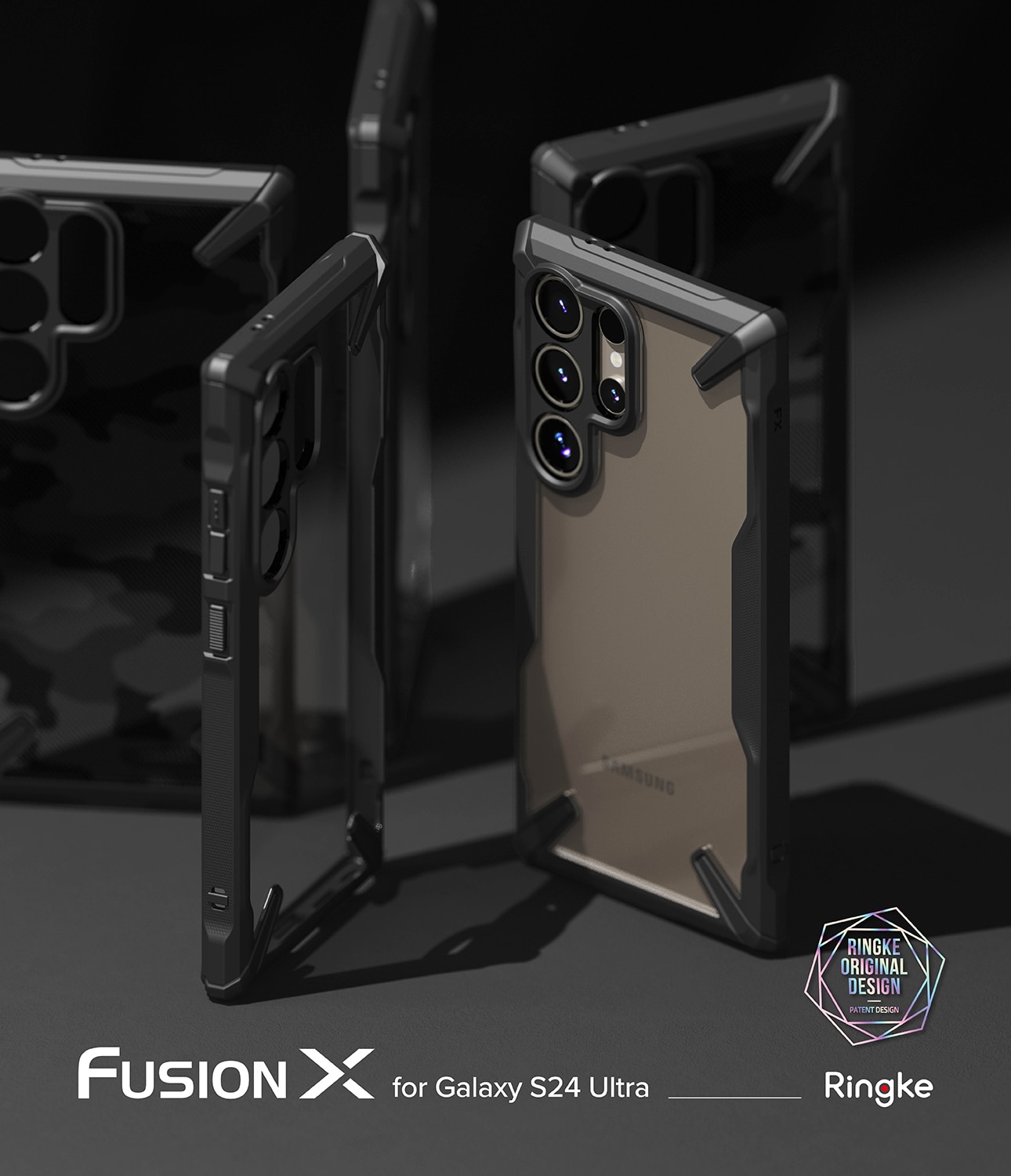 Fusion X Case Samsung Galaxy S24 Ultra zwart