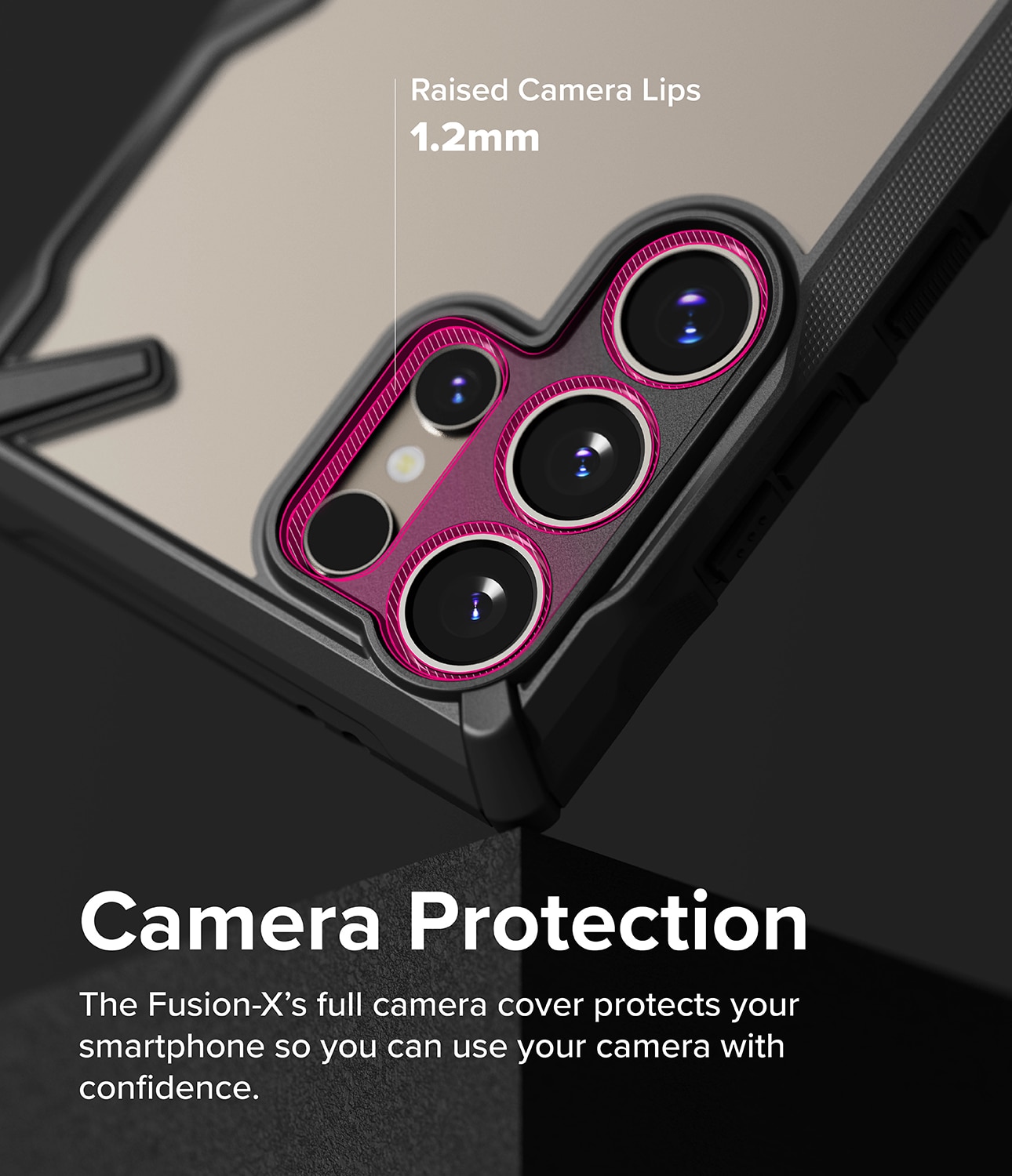 Fusion X Case Samsung Galaxy S24 Ultra zwart