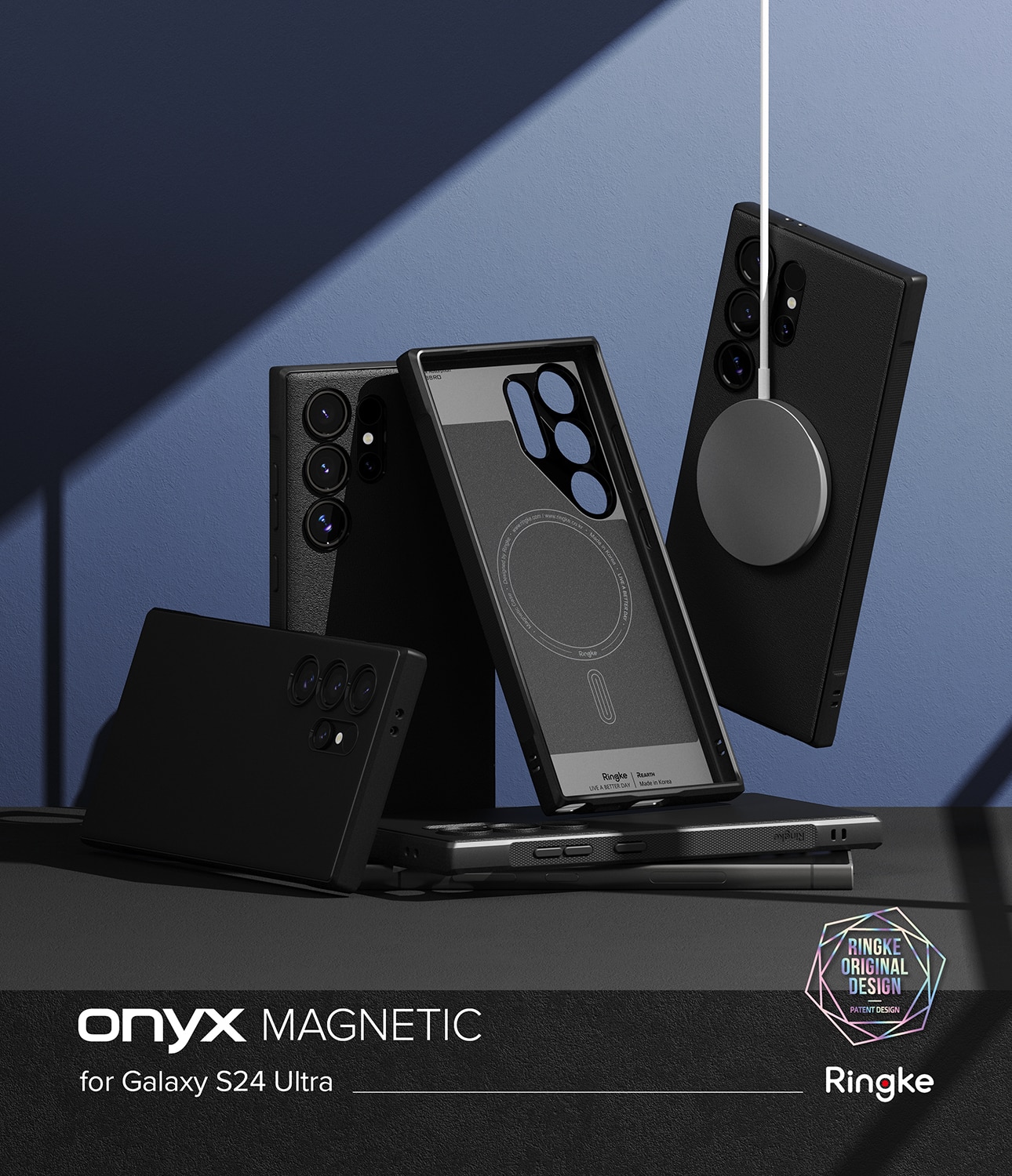 Onyx Magnetic Case Samsung Galaxy S24 Ultra Black