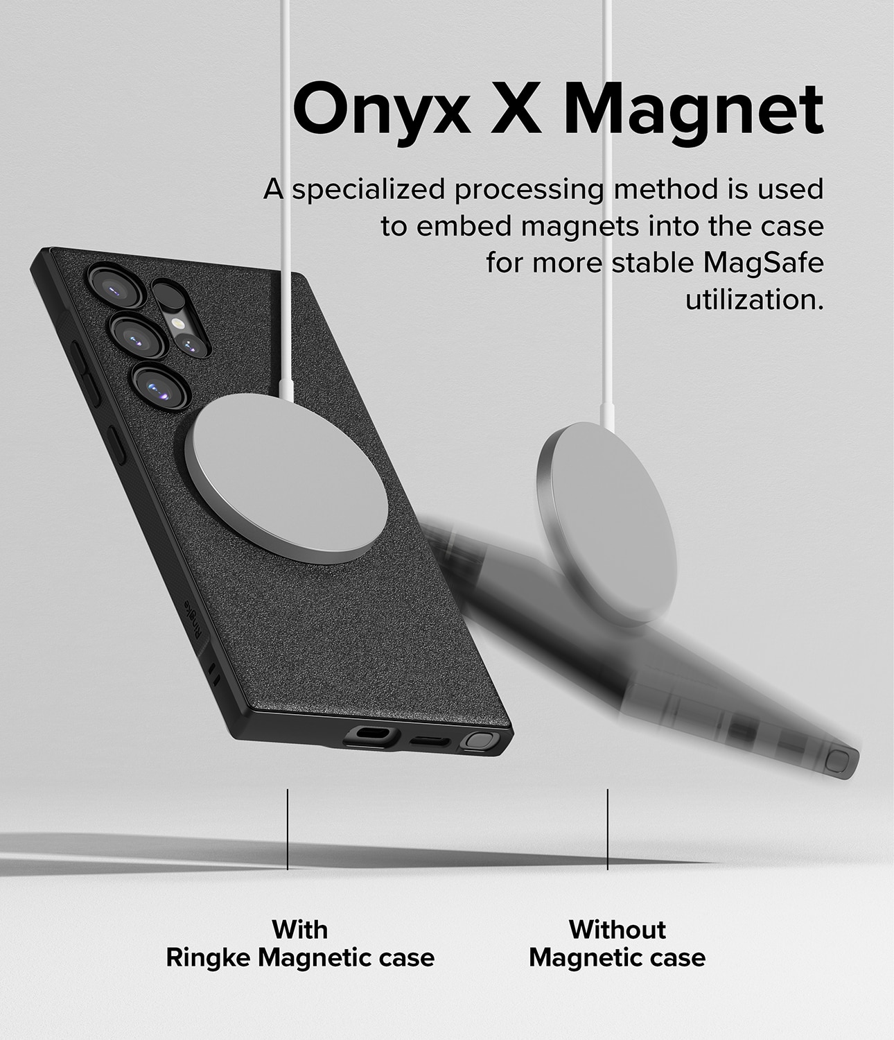 Onyx Magnetic Case Samsung Galaxy S24 Ultra Black