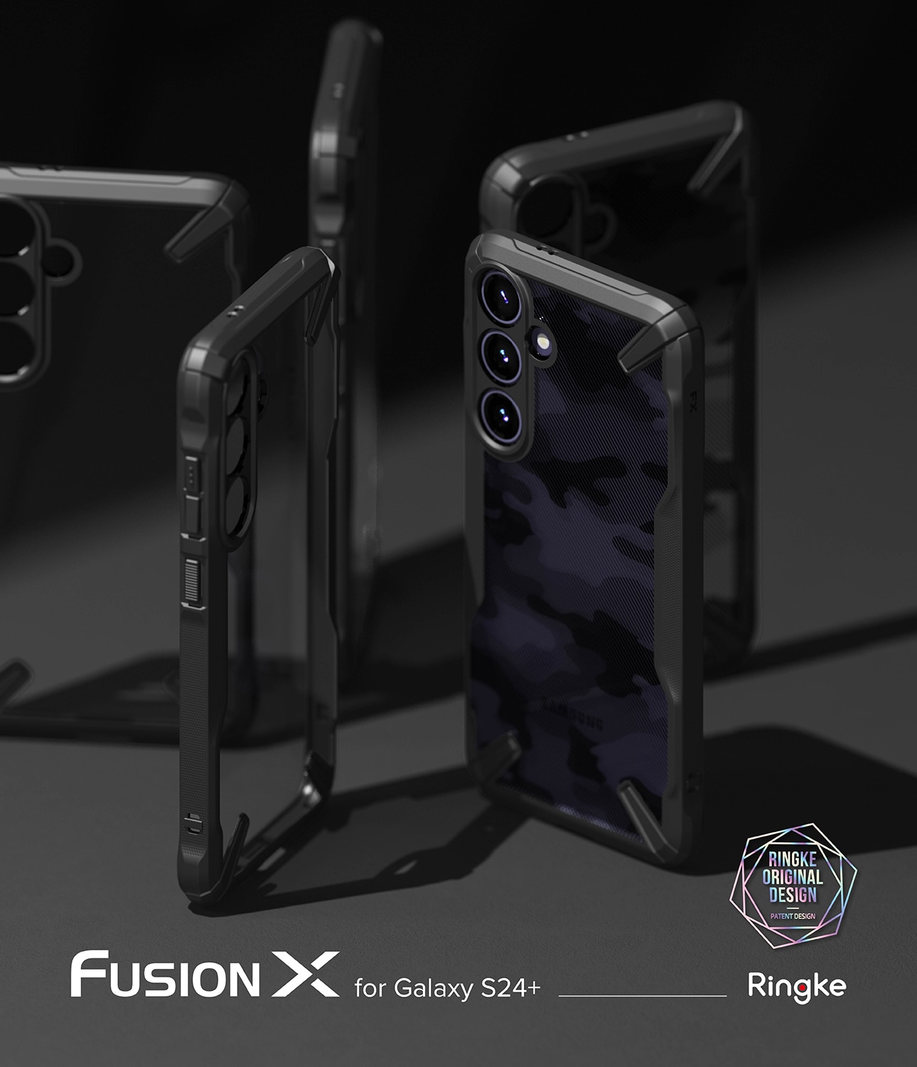 Fusion X Case Samsung Galaxy S24 Plus zwart