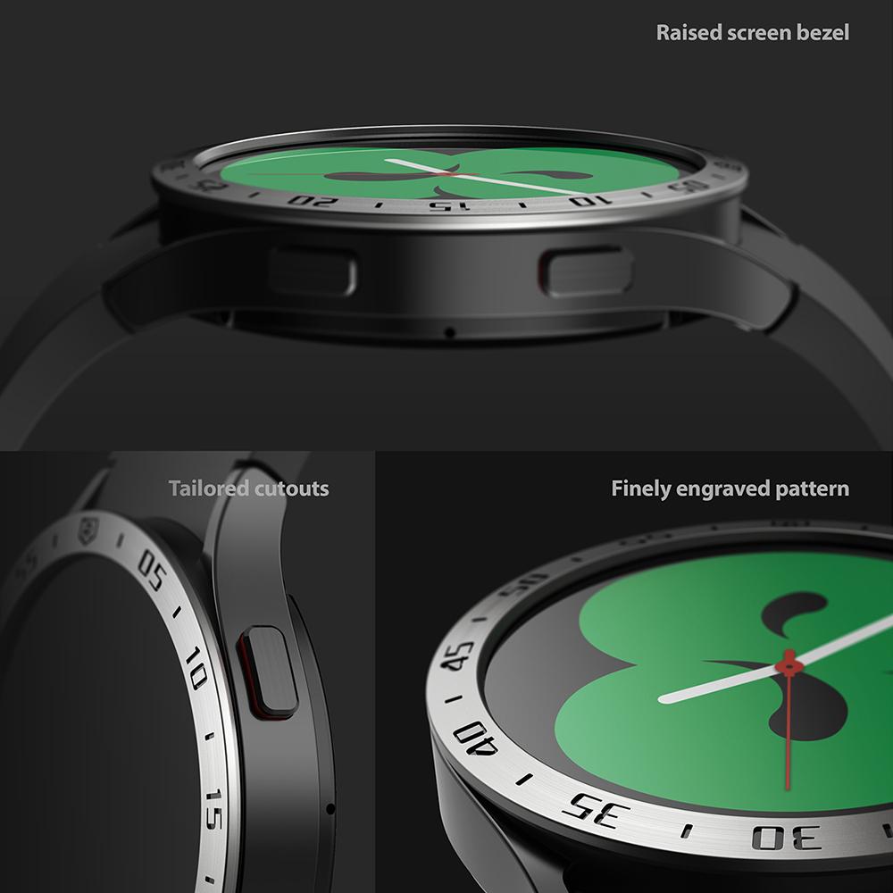 Bezel Styling Samsung Galaxy Watch 4 44mm Zilver