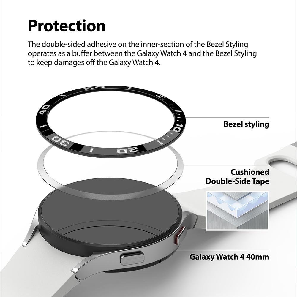 Bezel Styling Samsung Galaxy Watch 4 40mm Zwart