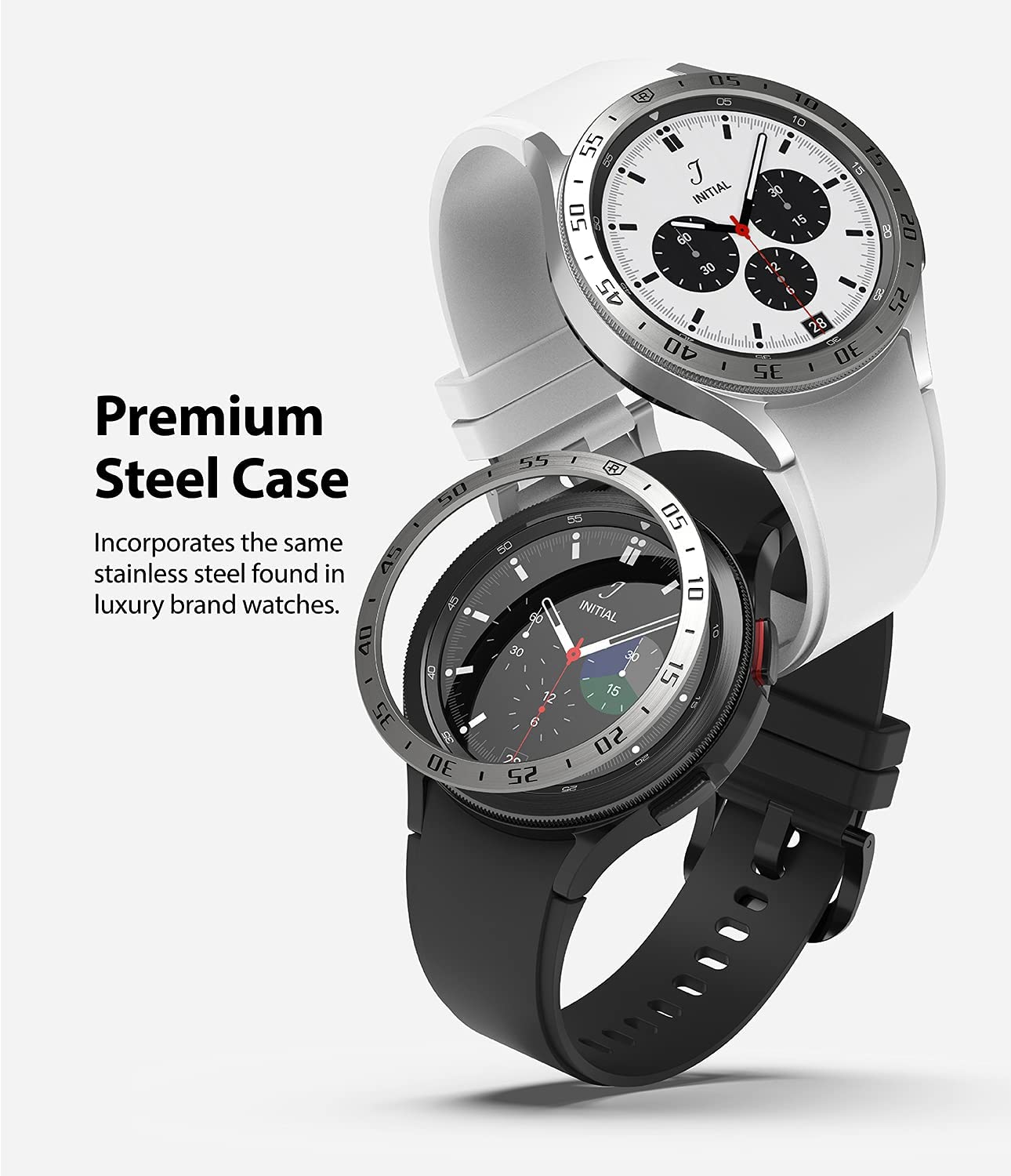 Bezel Styling Samsung Galaxy Watch 4 Classic 42mm Zilver