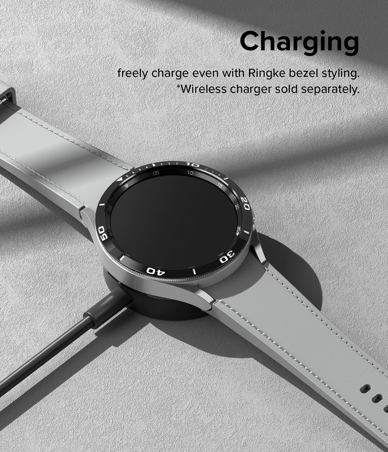 Bezel Styling Samsung Galaxy Watch 6 Classic 43mm zwart