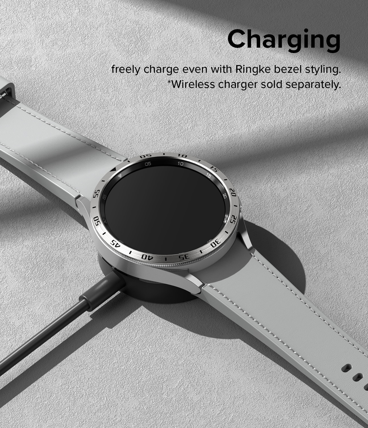 Bezel Styling Samsung Galaxy Watch 6 Classic 47mm zilver