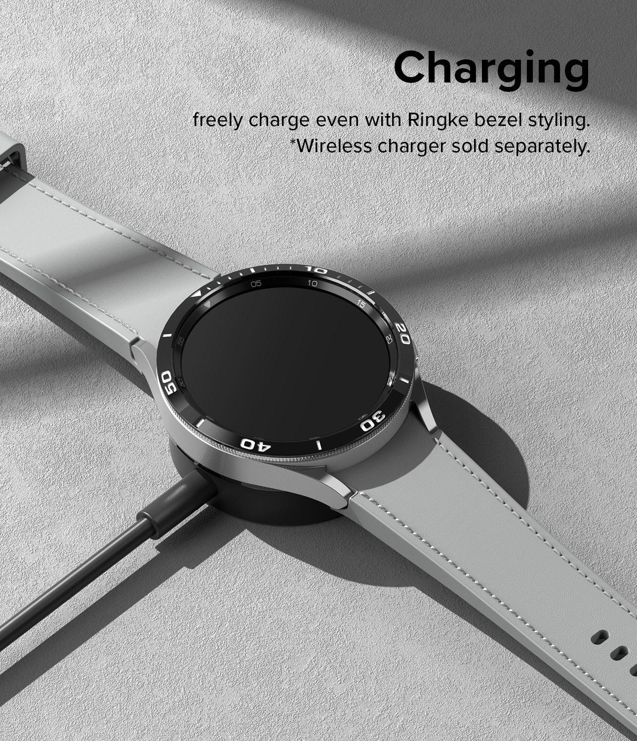 Bezel Styling Samsung Galaxy Watch 6 Classic 47mm zwart