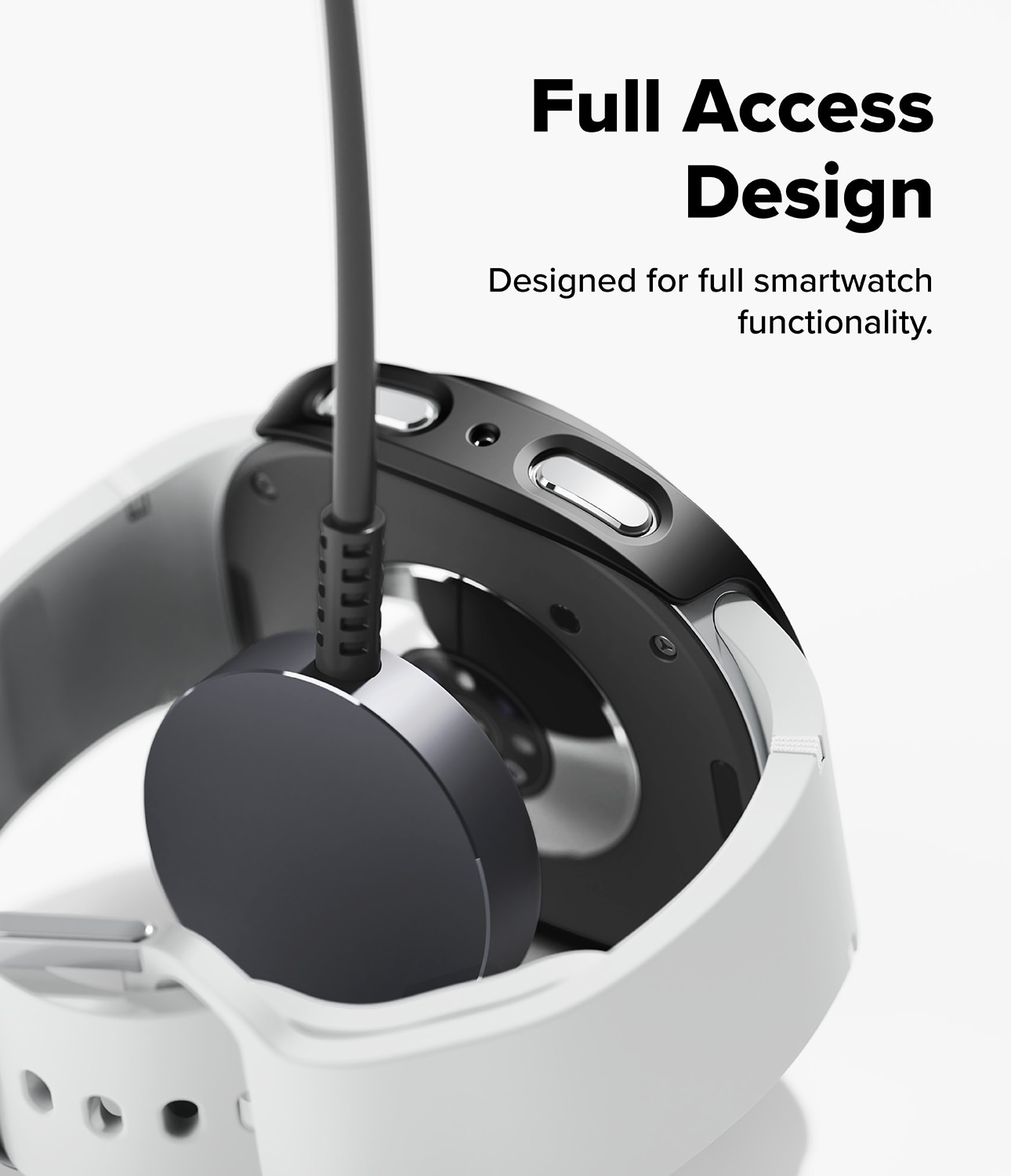 Slim Case (2-pack) Samsung Galaxy Watch 8 40mm  Matte Black & Clear