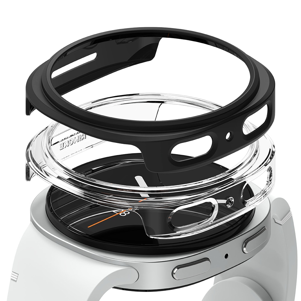 Slim Case (2-pack) Samsung Galaxy Watch 8 40mm  Matte Black & Clear