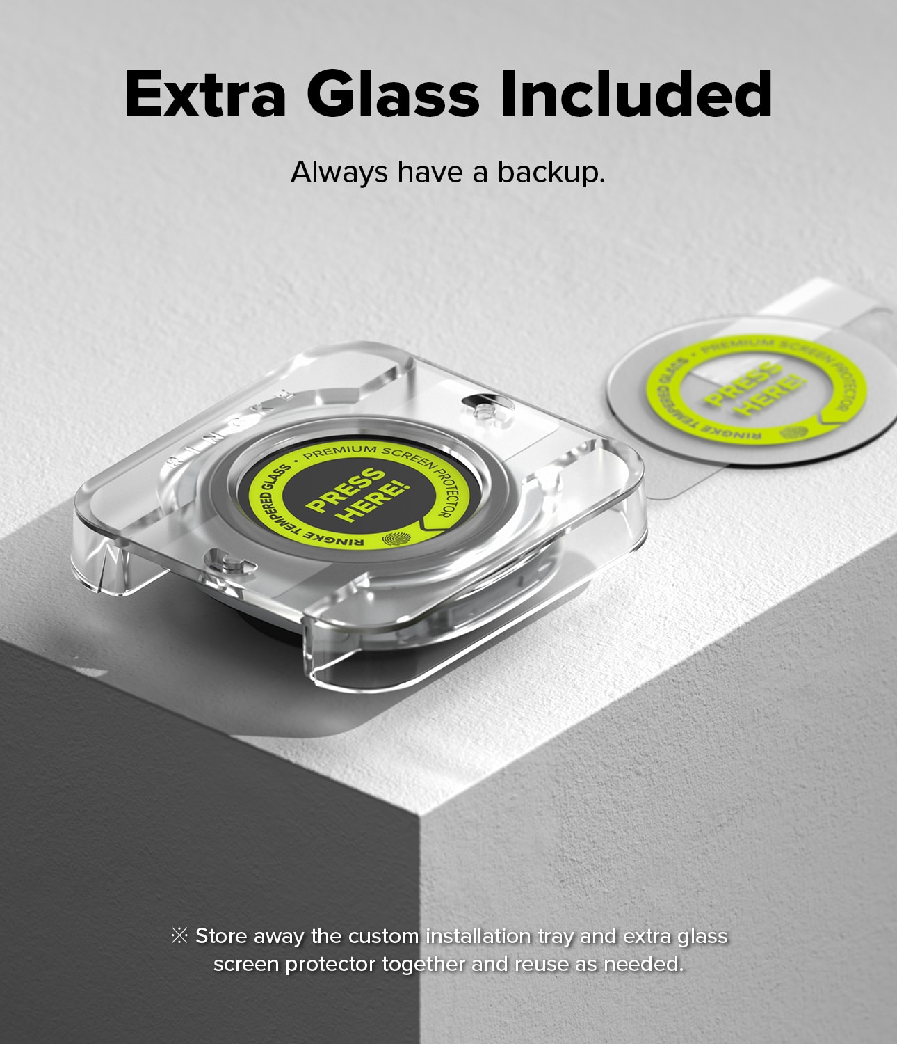 Screen Tempered Glass Pro (2-pack) Samsung Galaxy Watch 8 40mm