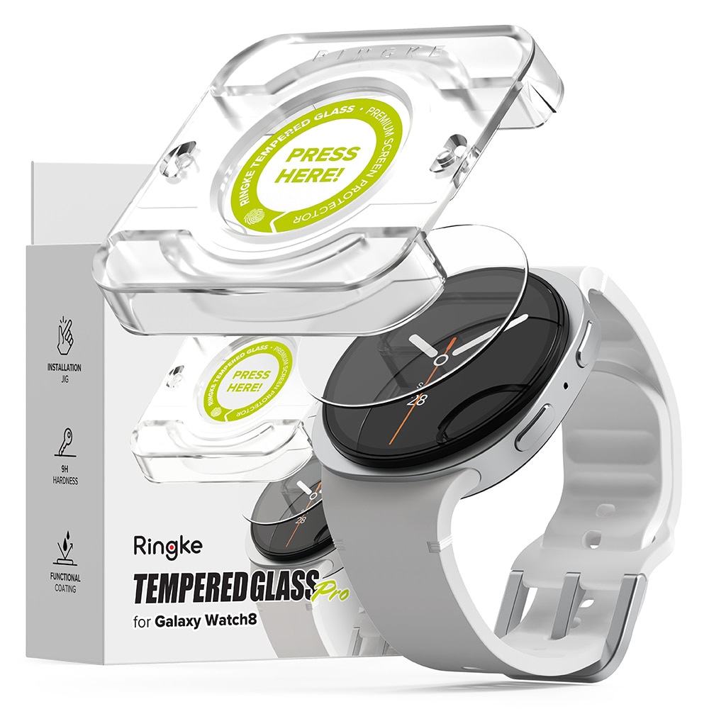 Screen Tempered Glass Pro (2-pack) Samsung Galaxy Watch 8 40mm