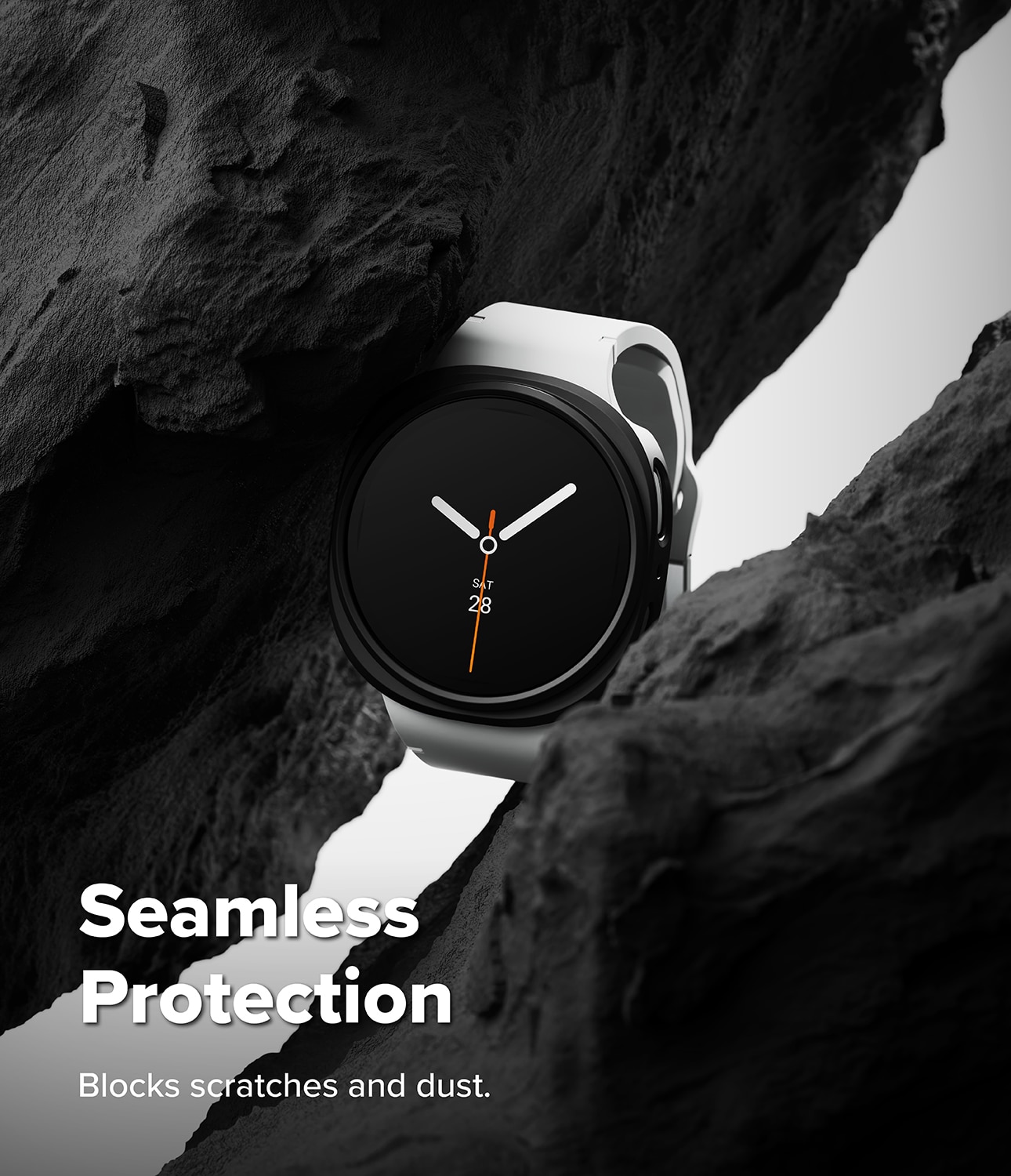 Slim Case (2-pack) Samsung Galaxy Watch 8 44mm  Matte Black & Clear