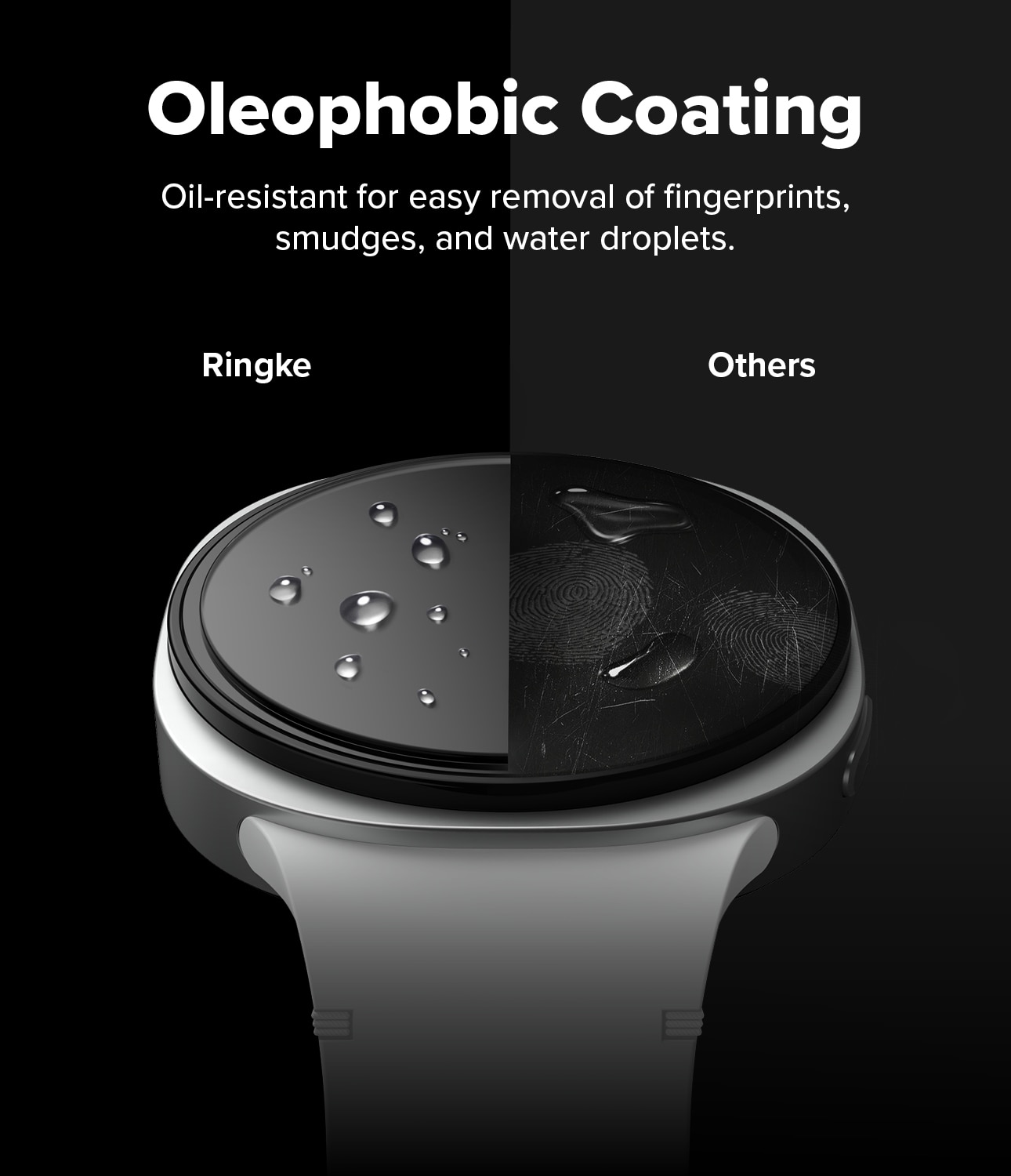 Screen Tempered Glass Pro (2-pack) Samsung Galaxy Watch 8 Classic