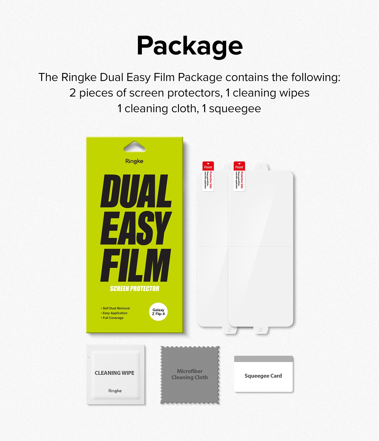 Dual Easy Screen Protector (2-pack) Samsung Galaxy Z Flip 4